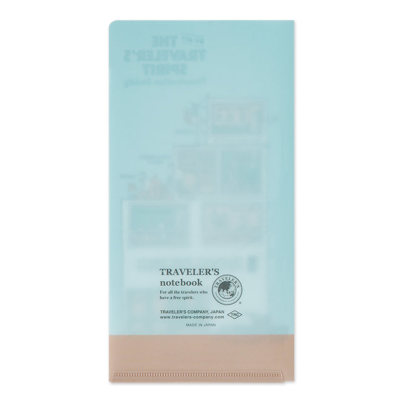 TRAVELER'S notebook - chemise transparente 2026 (regular size)