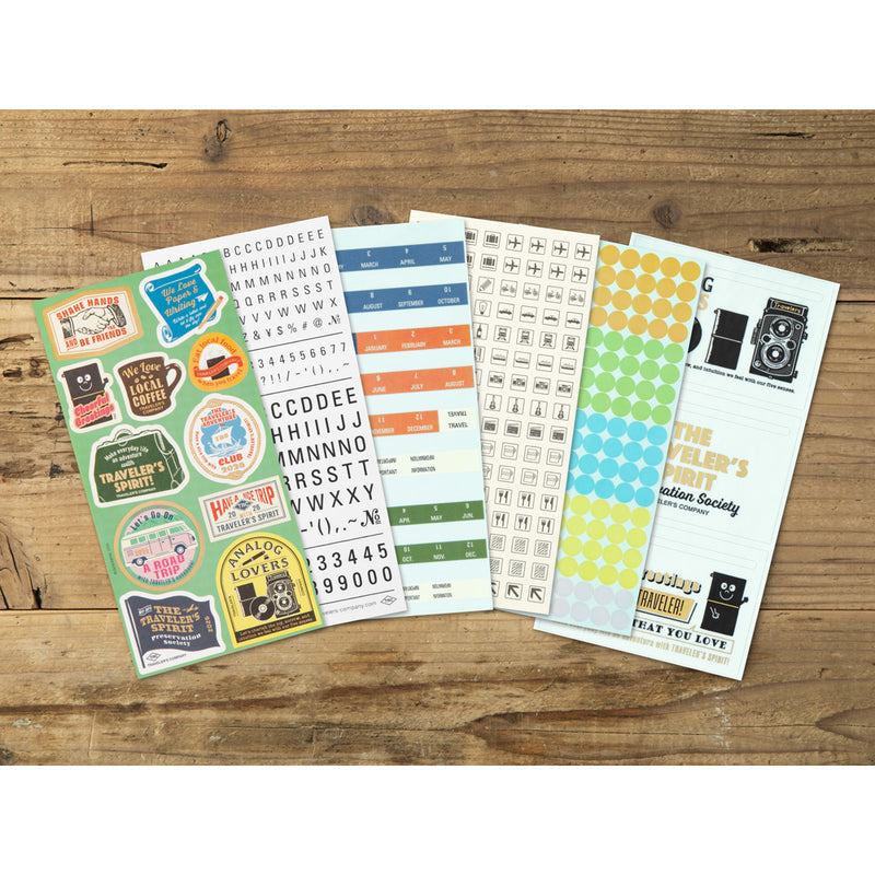 TRAVELER'S notebook - set de stickers 2026