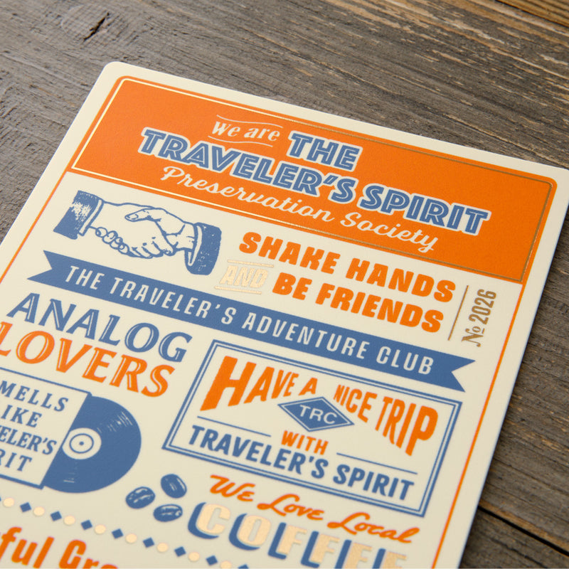 TRAVELER'S notebook - sous-main 2026 (regular size)