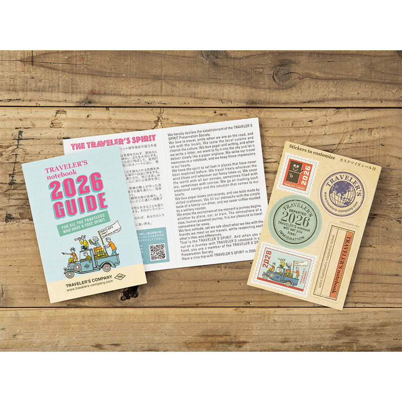 TRAVELER'S notebook - agenda mensuel 2026 (passport size)