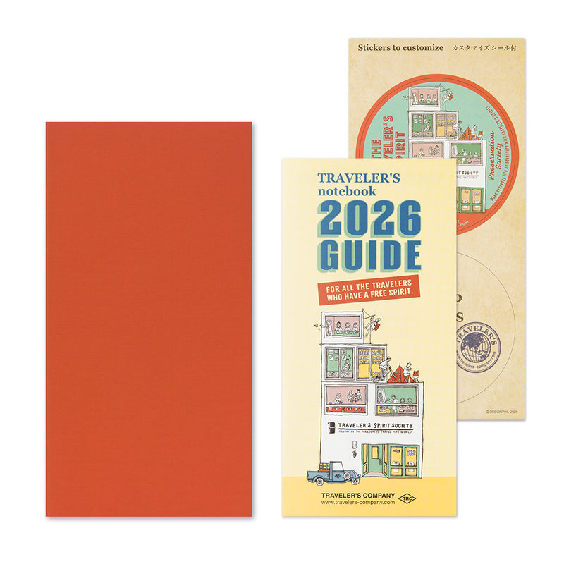 TRAVELER'S notebook - agenda mensuel 2026 (regular size)