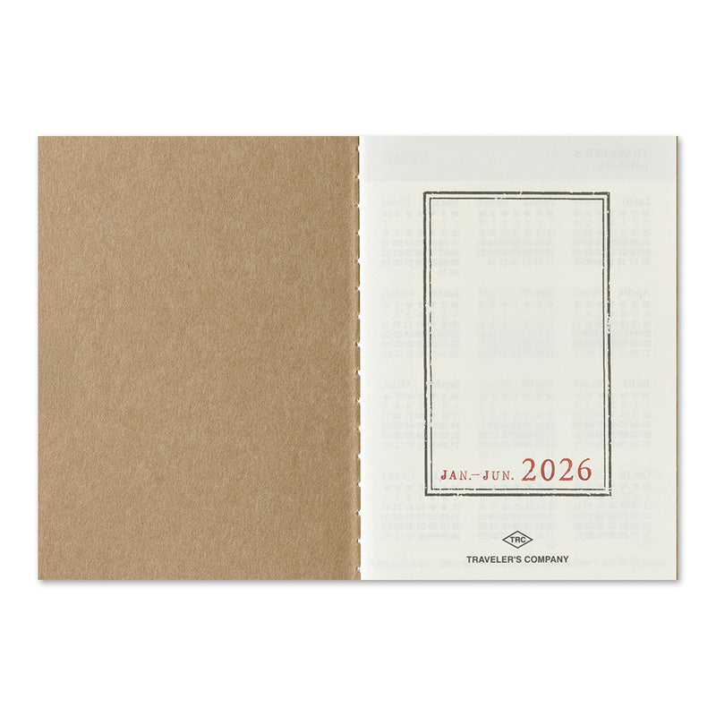TRAVELER'S notebook - agenda semainier 2026 (passport size)