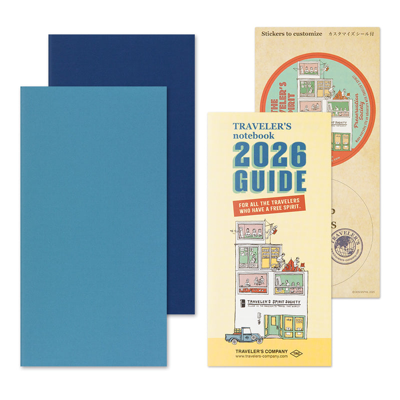 TRAVELER'S notebook - agenda semainier 2026 avec notes (regular size)