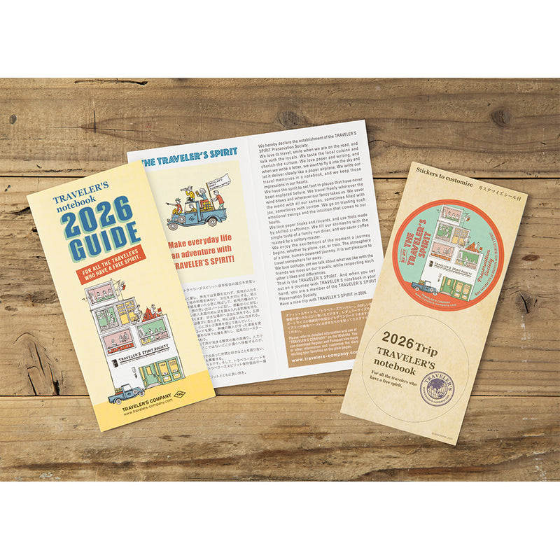 TRAVELER'S notebook - agenda semainier 2026 (regular size)