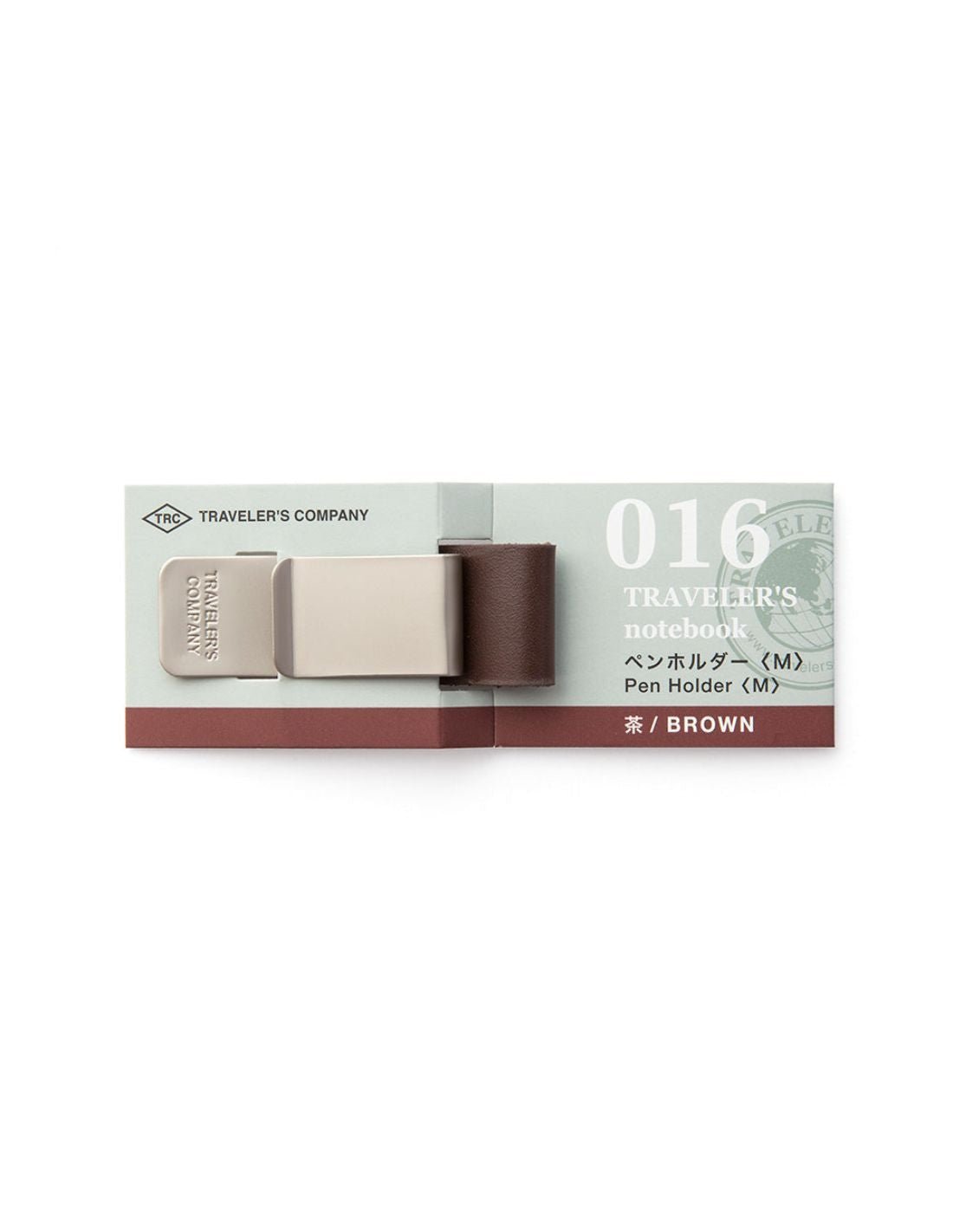 TRAVELER'S notebook 016 - porte - stylo - marron - 4902805142991