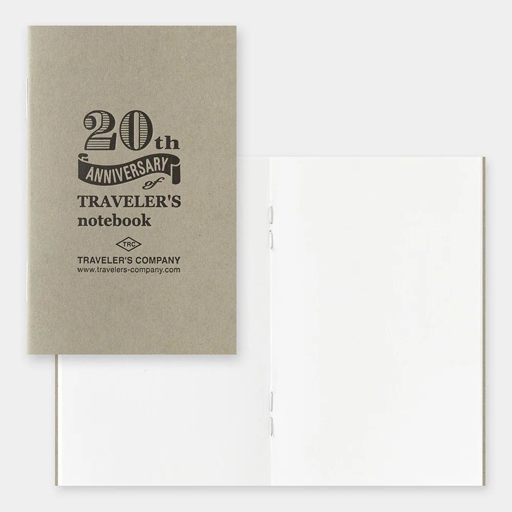 TRAVELER'S notebook 20TH ANNIVERSARY SET - card size - marron - 4902805154123