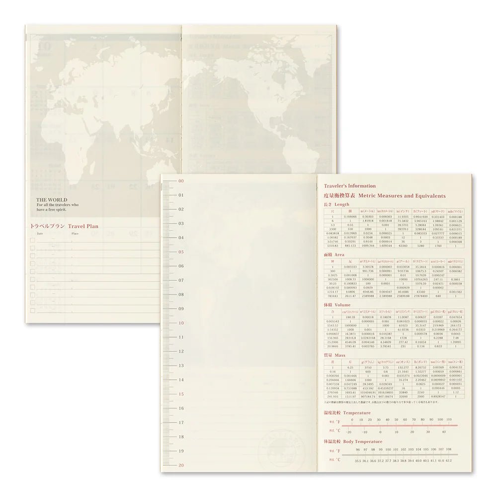 TRAVELER'S notebook - agenda mensuel 2027 (regular size) -