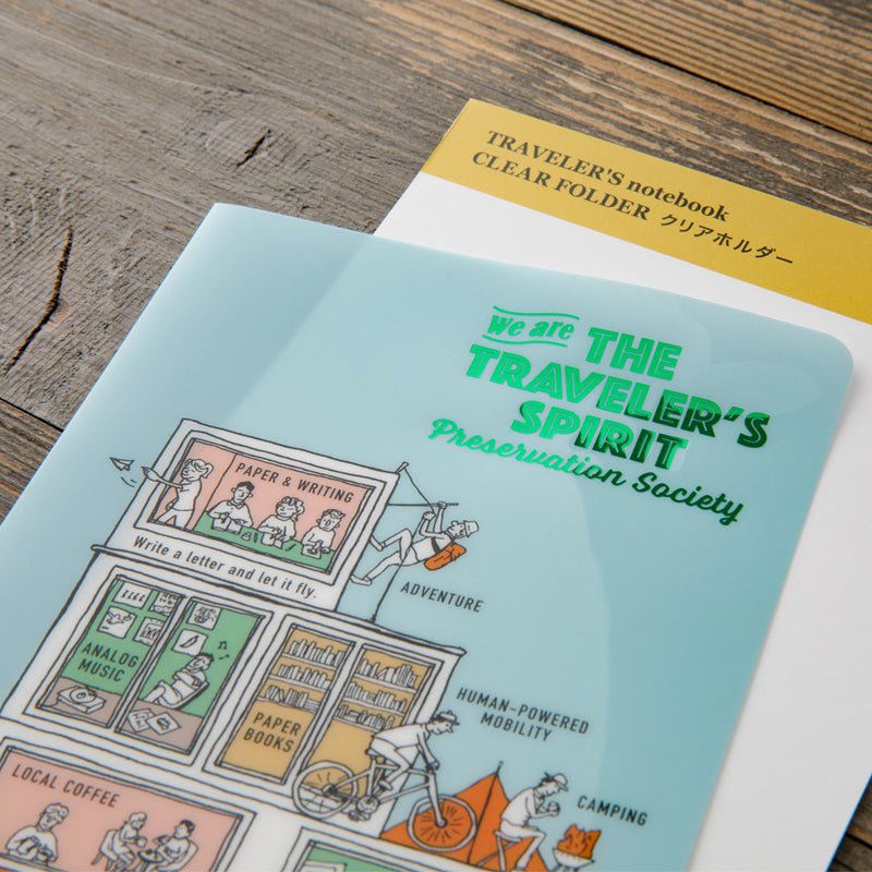 TRAVELER'S notebook - chemise transparente 2026 (regular size) -