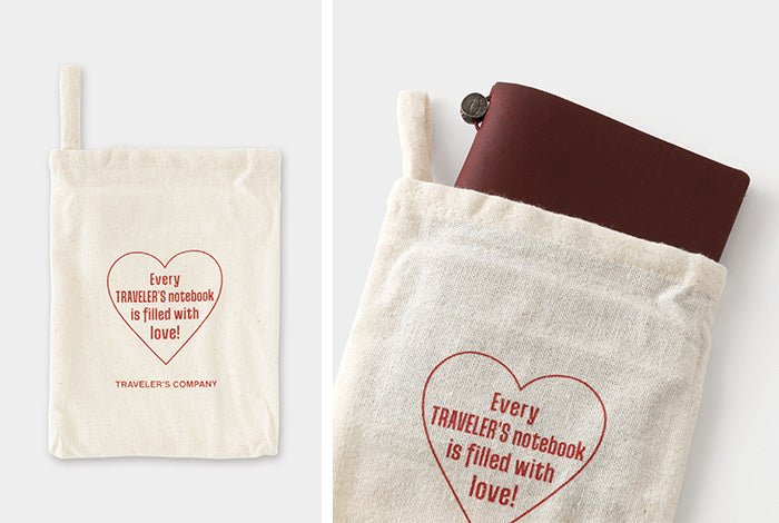 TRAVELER'S notebook LOVE AND TRIP Red - passport size - rouge -