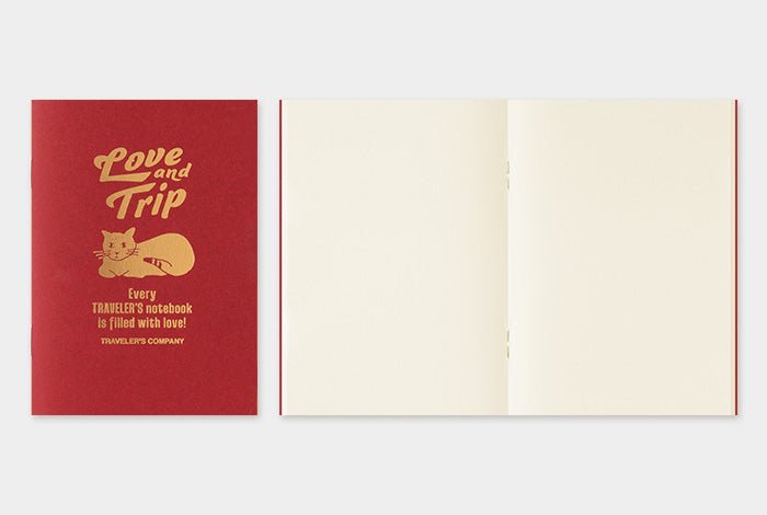 TRAVELER'S notebook LOVE AND TRIP Red - passport size - rouge -