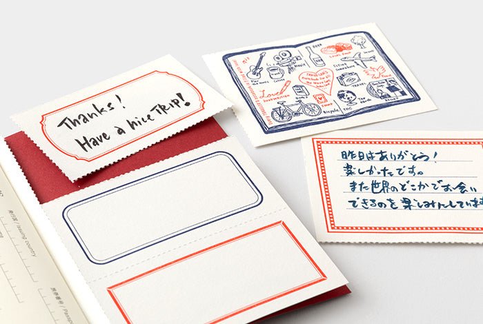 TRAVELER'S notebook LOVE AND TRIP Red - passport size - rouge -