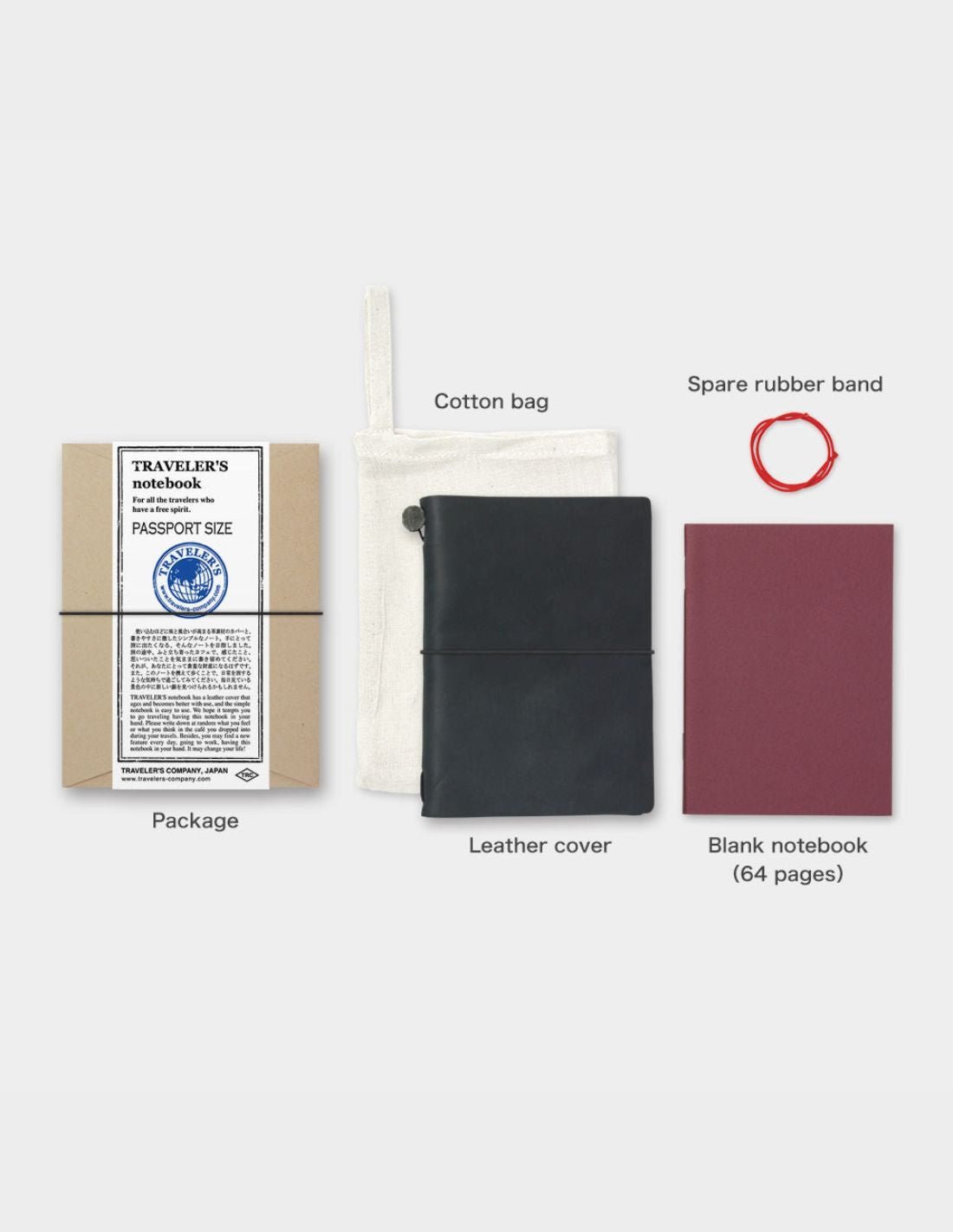 TRAVELER'S notebook - passport size - noir - 4902805150262