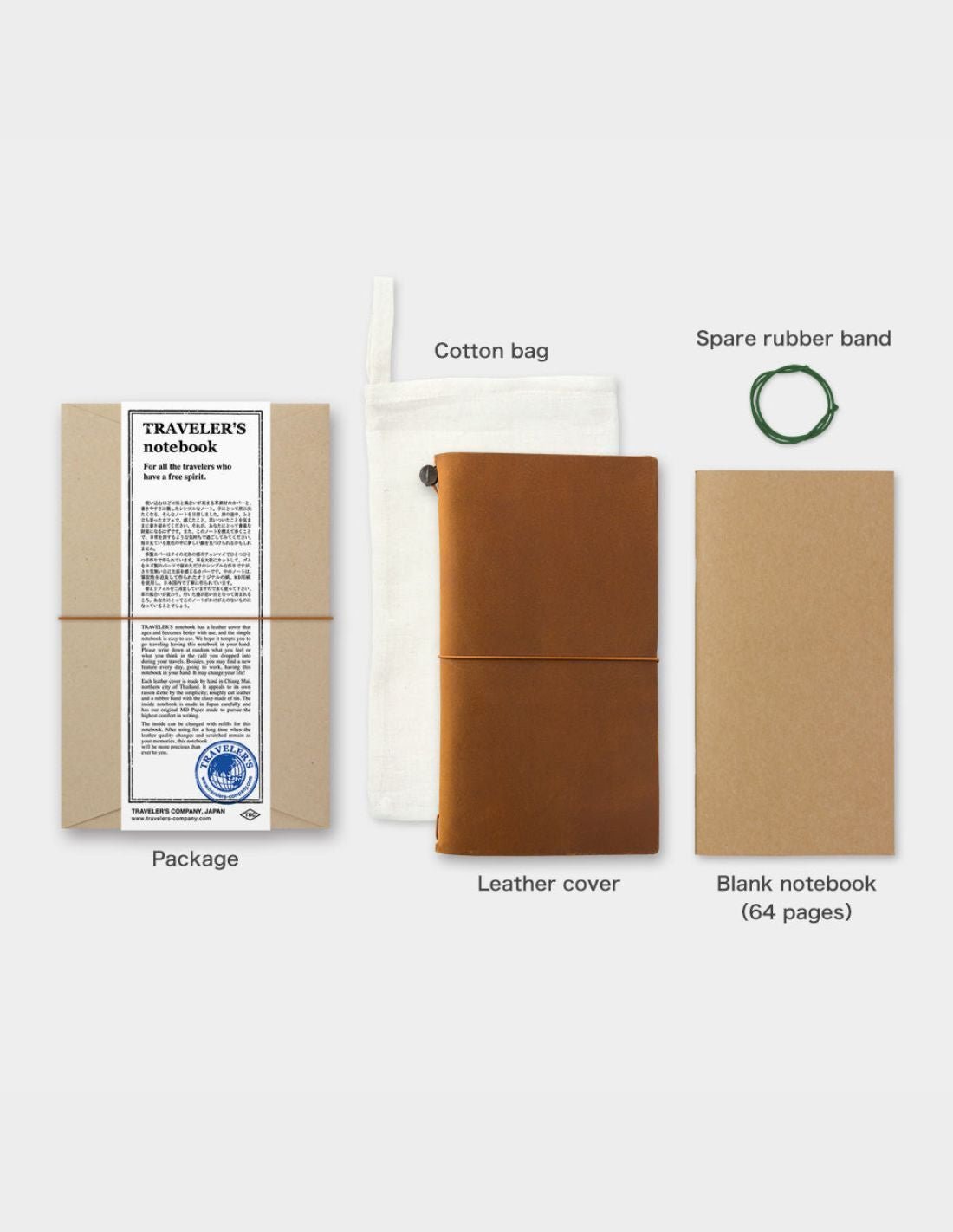 TRAVELER'S notebook - regular size - camel - 4902805151931