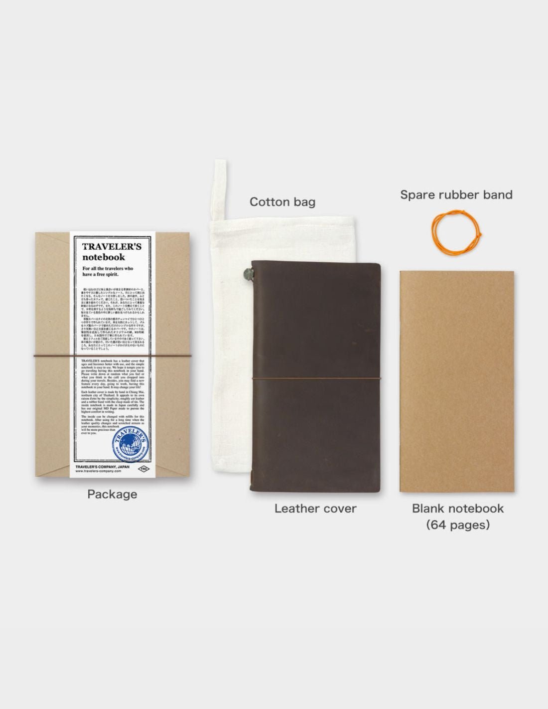 TRAVELER'S notebook - regular size - marron - 4902805137157