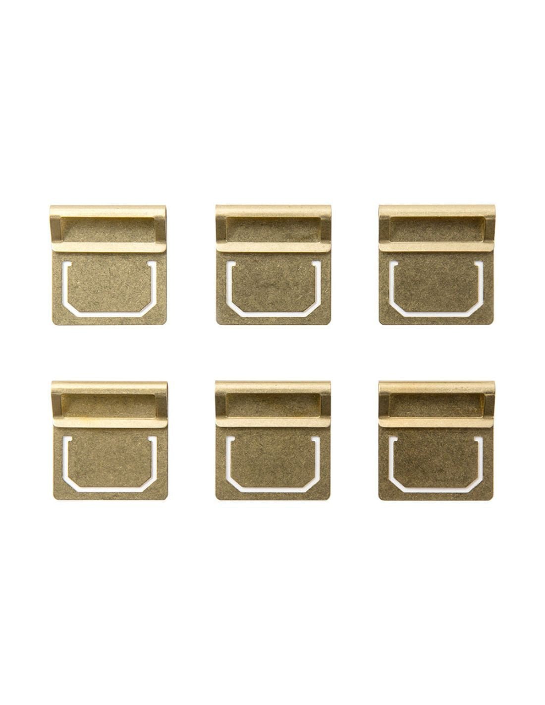 TRC BRASS - clips index en laiton - TN Passport size / TN Regular size - 4902805432108