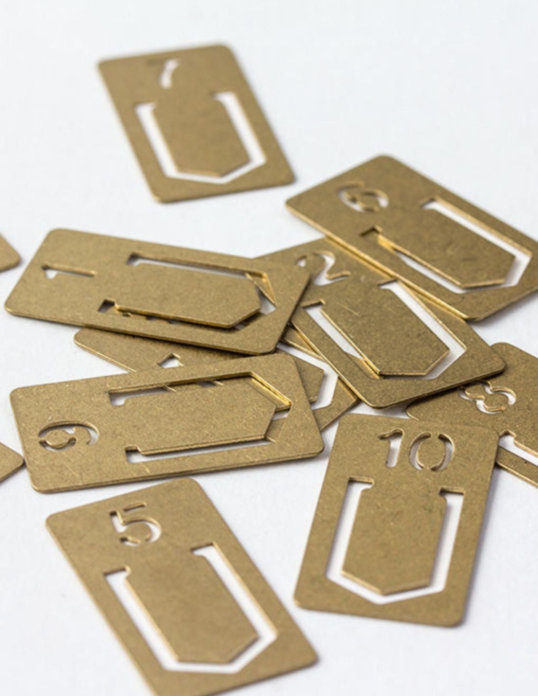 TRC BRASS - clips numérotés en laiton - TN Passport size / TN Regular size - 4902805430807