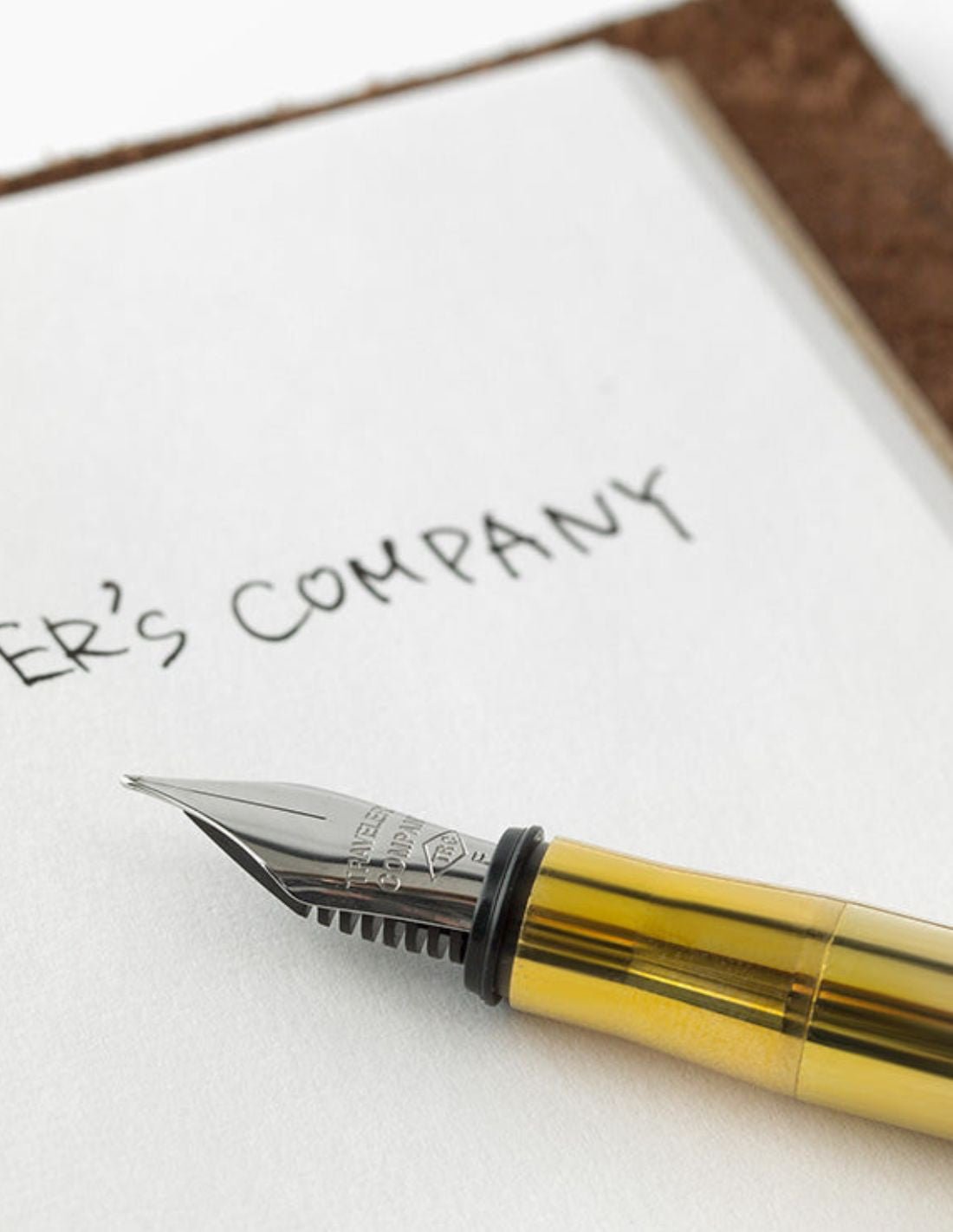 TRC BRASS - stylo plume en laiton - TN Passport size / TN Regular size - Fine - 4902805380768