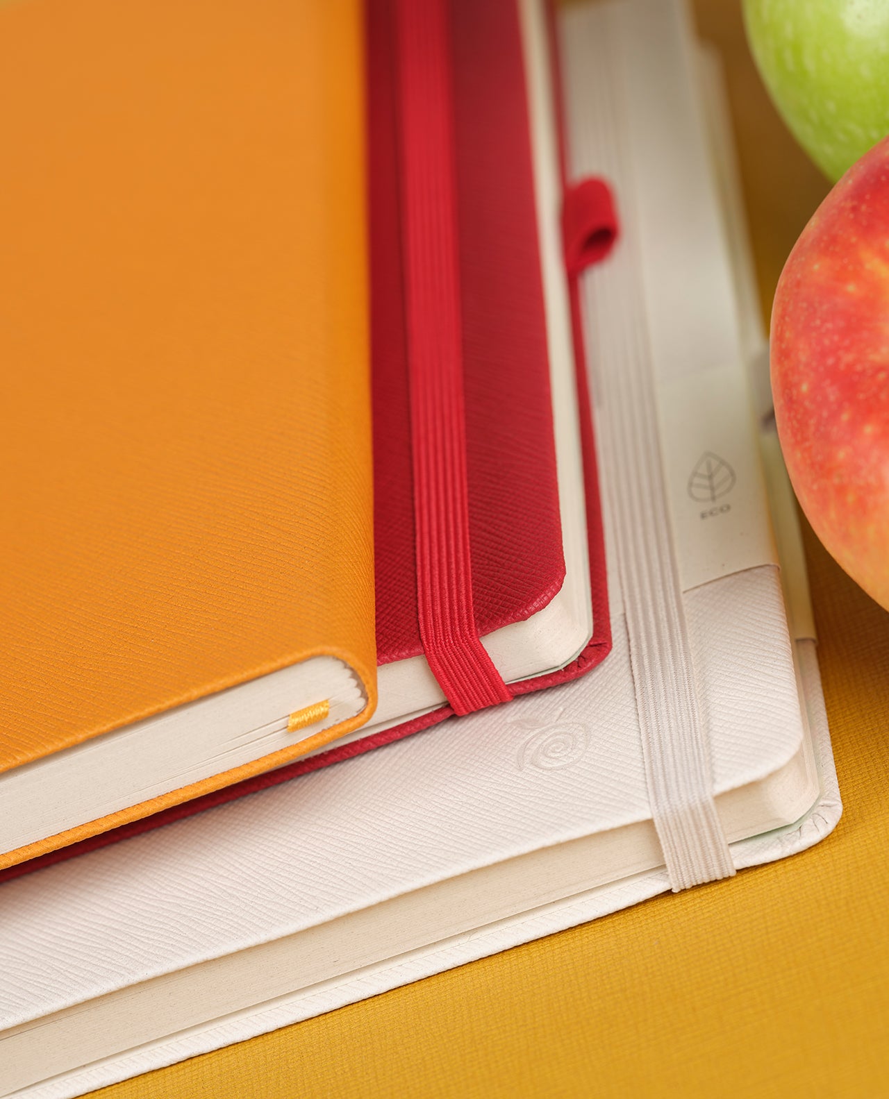 Carnet CASTELLI MILANO Appeel Classic - 13 x 21 cm - Hardcover - Ligné - White