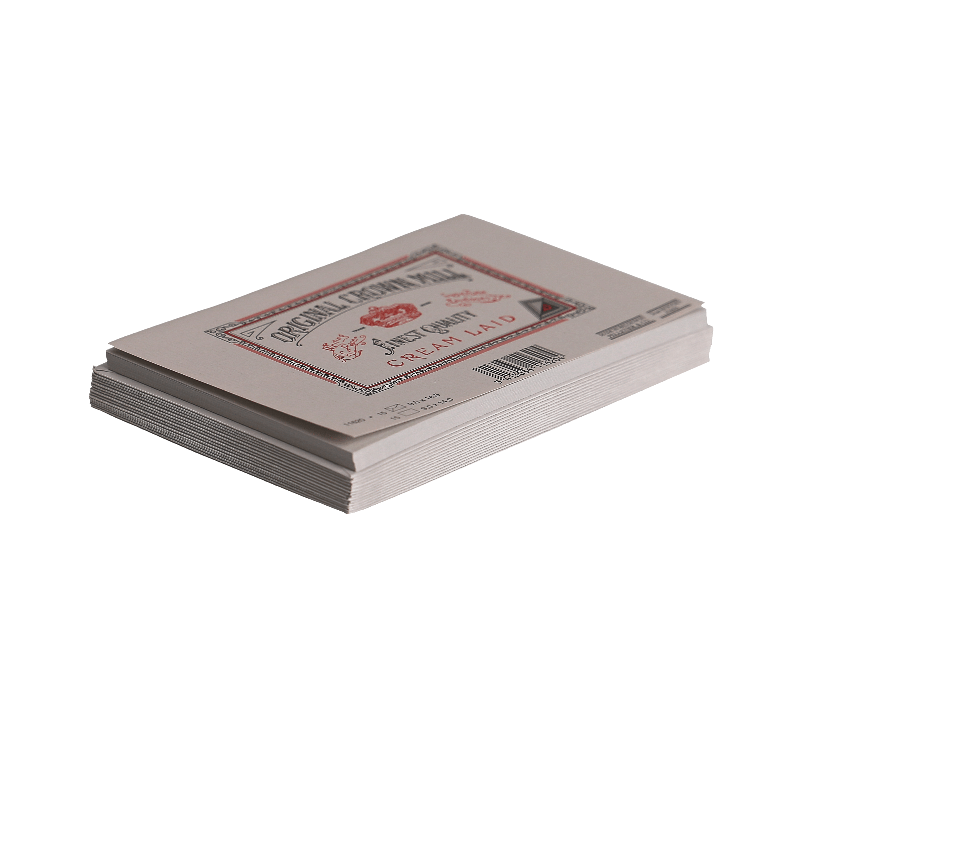 15 cartes et enveloppes Vergé format 9,5 x 14,5 cm - 9 x 14 cm | 9.5 x 14.5 cm - 280 g/m² - Gris - 5413036116204