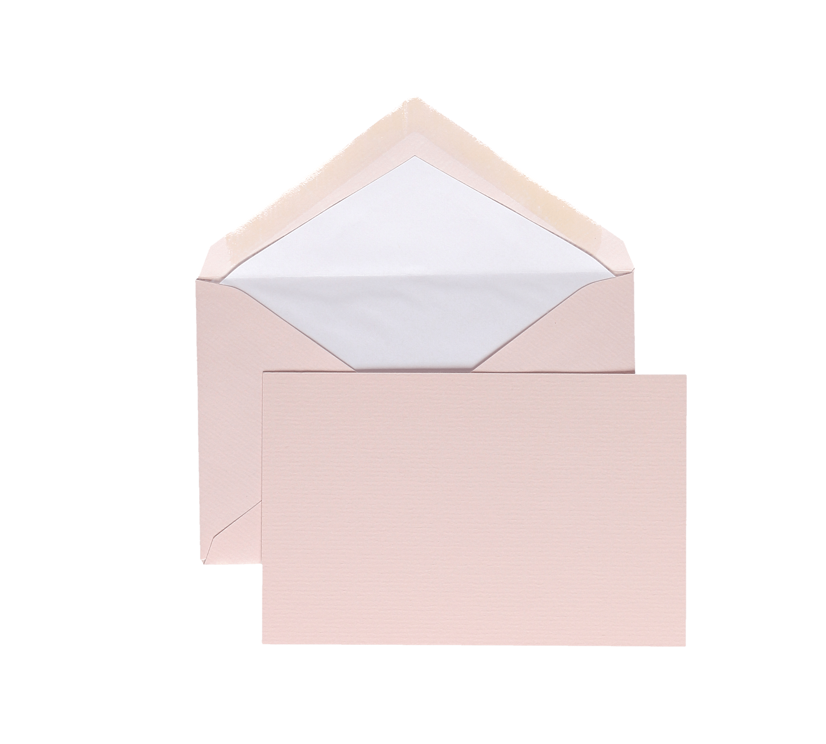 15 cartes et enveloppes Vergé format 9,5 x 14,5 cm - 9 x 14 cm | 9.5 x 14.5 cm - 280 g/m² - Rose - 5413036176208