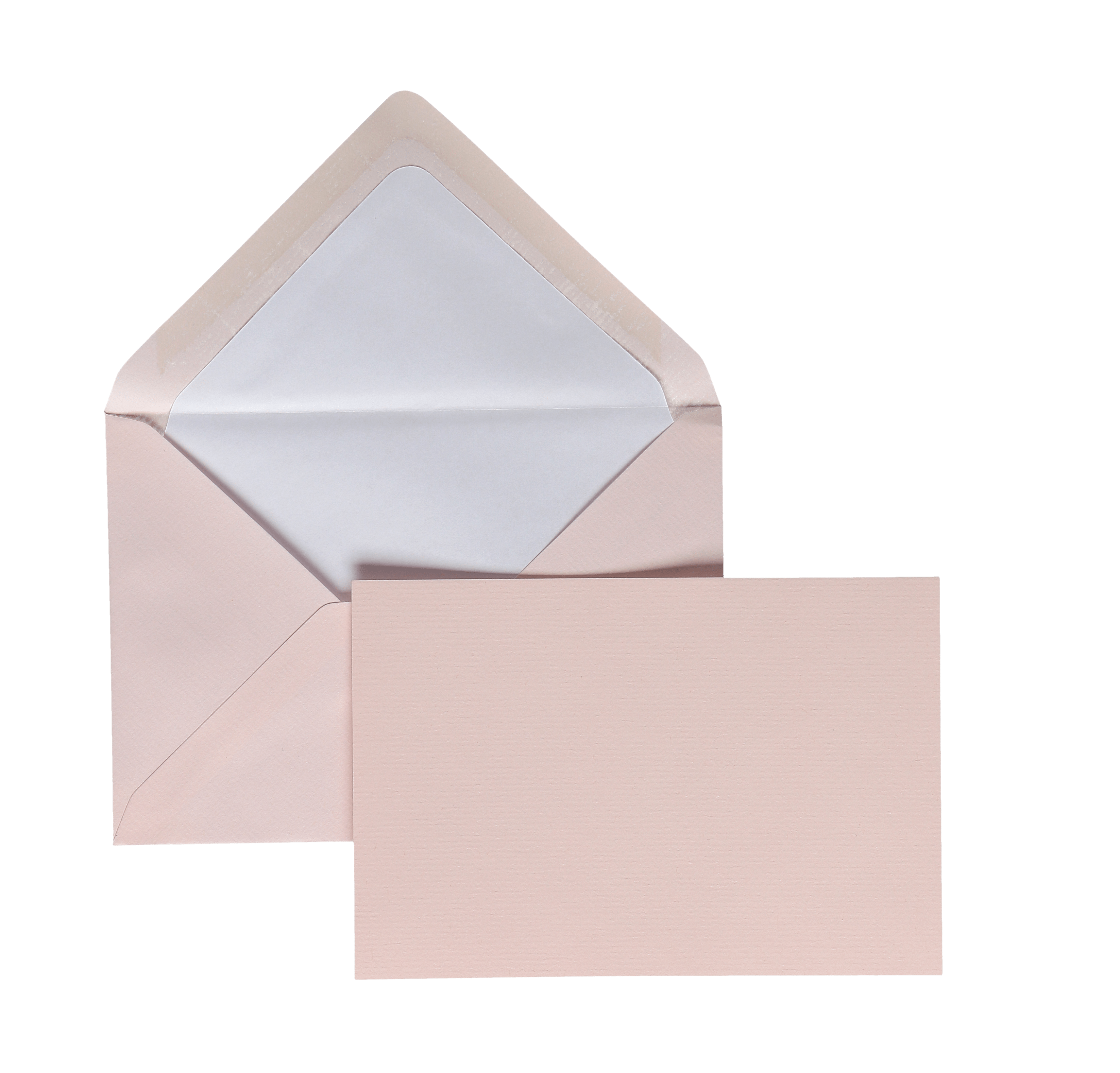 15 cartes et enveloppes Vergé format C6 - 10.5 x 15.5 cm | 11.4 x 16.2 cm - 280 g/m² - Rose - 5413036176369