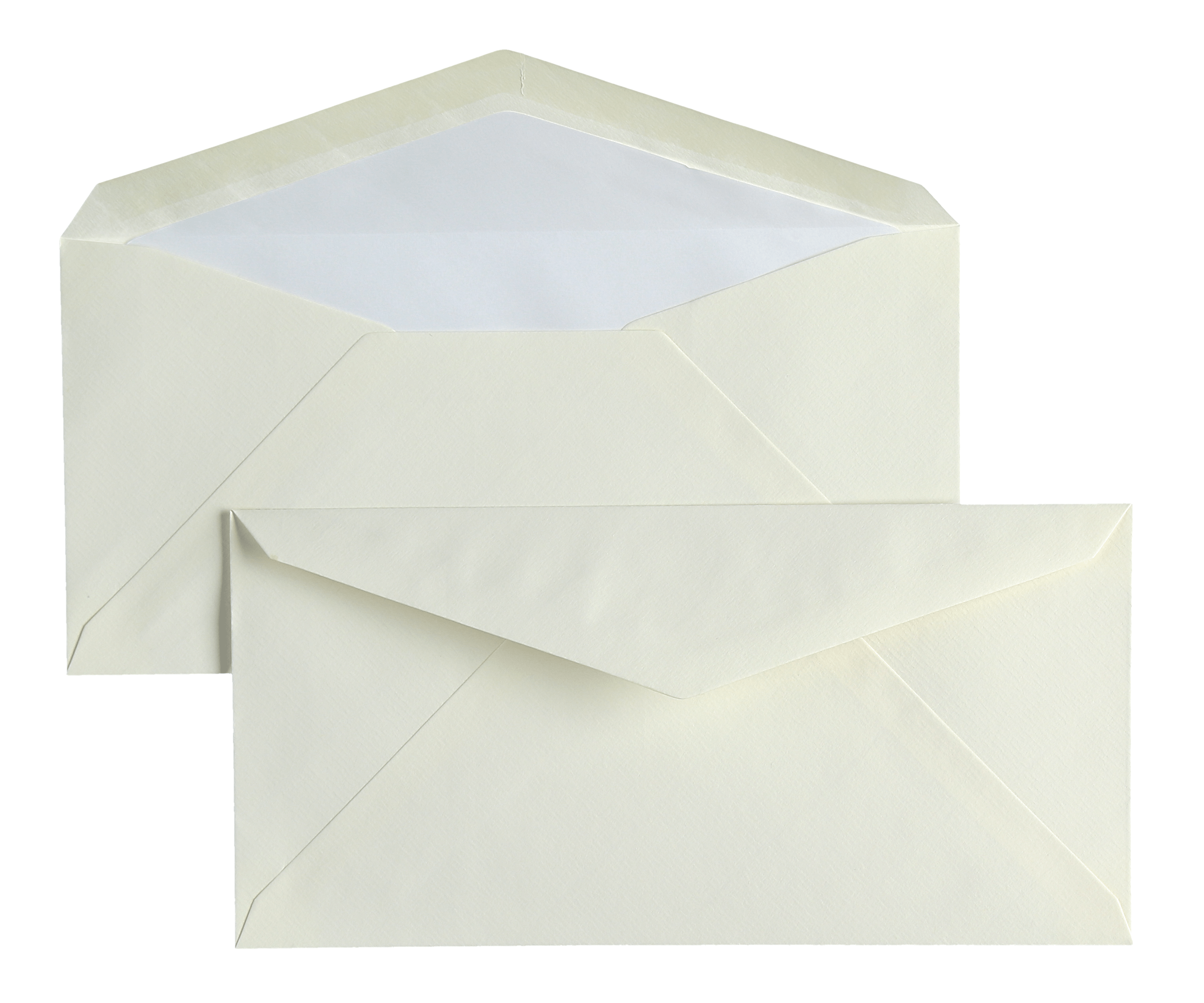 15 cartes et enveloppes Vergé format DL - 10.5 x 21 cm | 11 x 22.5 cm - 280 g/m² - Blanc - 5413036106687