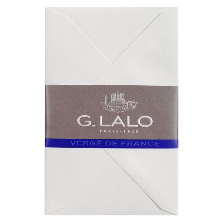 20 enveloppes Vergé de France format Visite - 90 x 140 cm - 100 g/m² - Blanc - 3140290244009