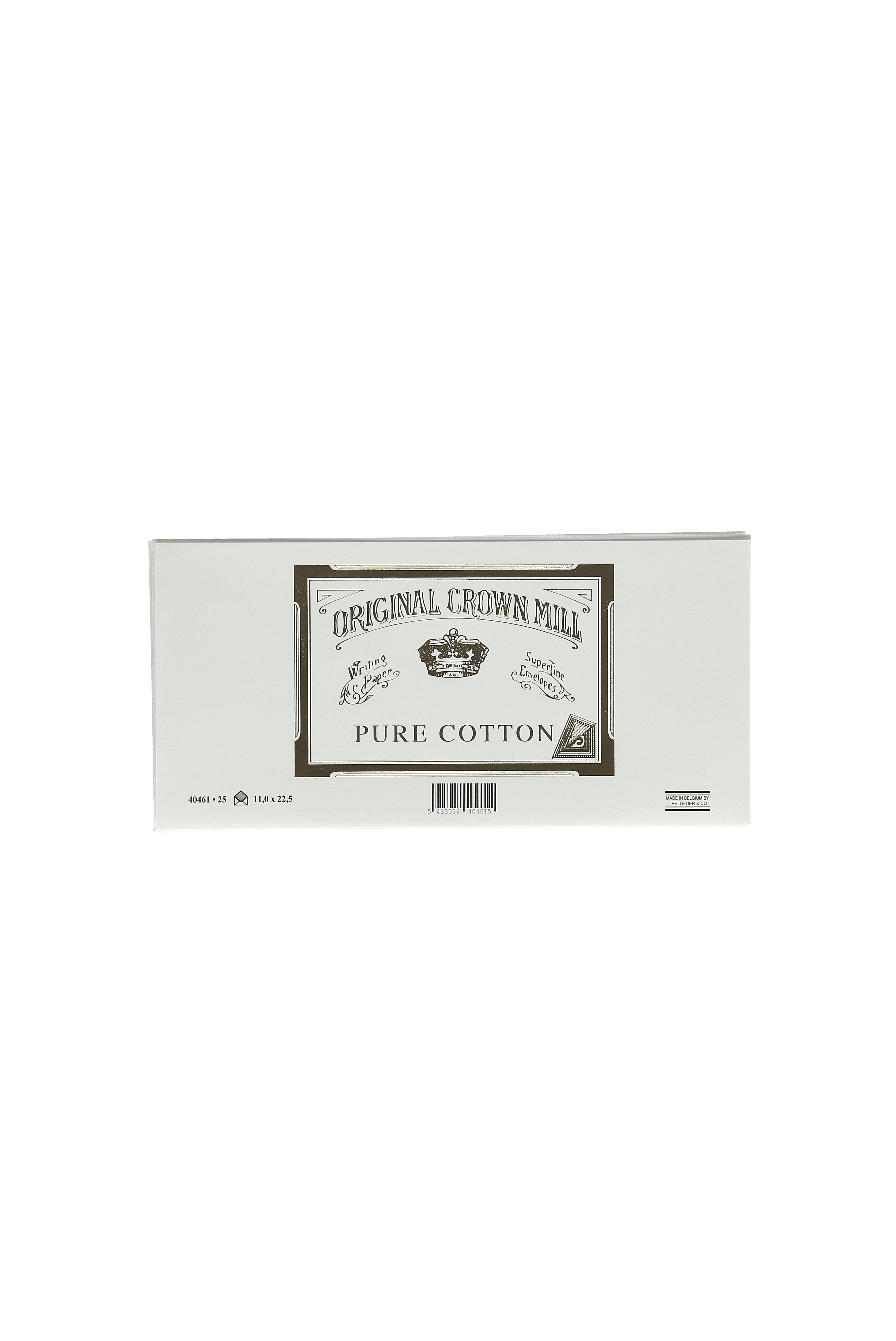 25 enveloppes Pur Coton format DL - 11 x 22.5 cm - 120 g/m² - Crème - 5413036404615