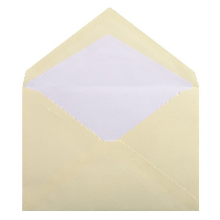 25 enveloppes Vergé de France format C5 - 16.2 x 22.9 cm - 100 g/m² - Ivoire - 3140290208162