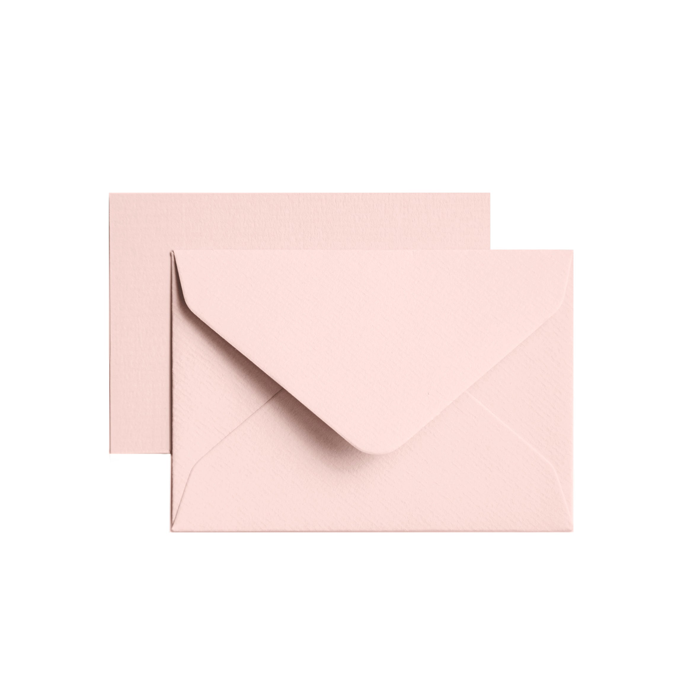 25 enveloppes Vergé format 12 x 18 cm - 12 x 18 cm - 100 g/m² - Rose - 5413036174464