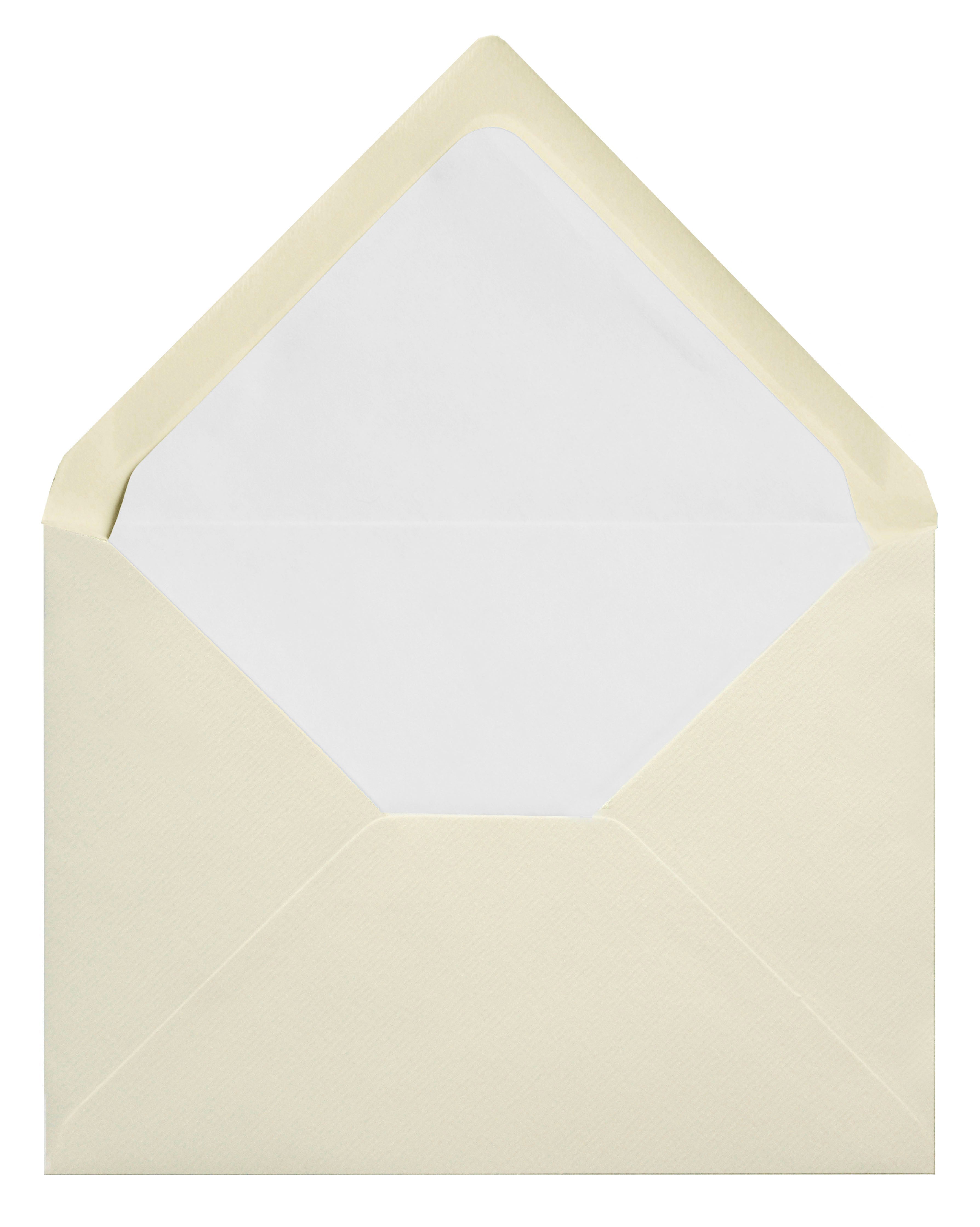 25 enveloppes Vergé format 16.5 x 21.5 cm - 16.5 x 21.5 cm - 100 g/m² - Crème - 5413036134567