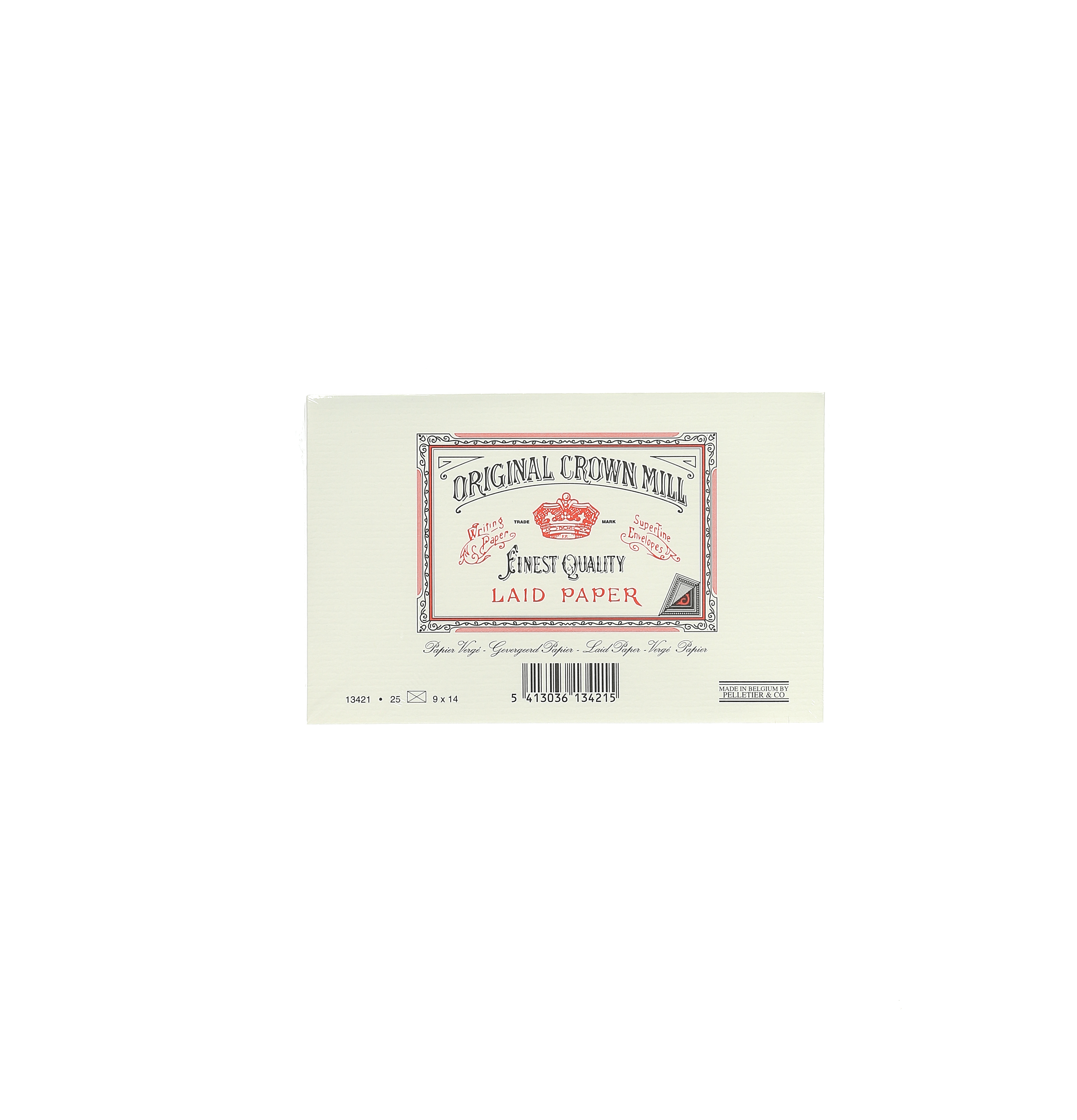 25 enveloppes Vergé format 9 x 14 cm - 9 x 14 cm - 100 g/m² - Crème - 5413036134215