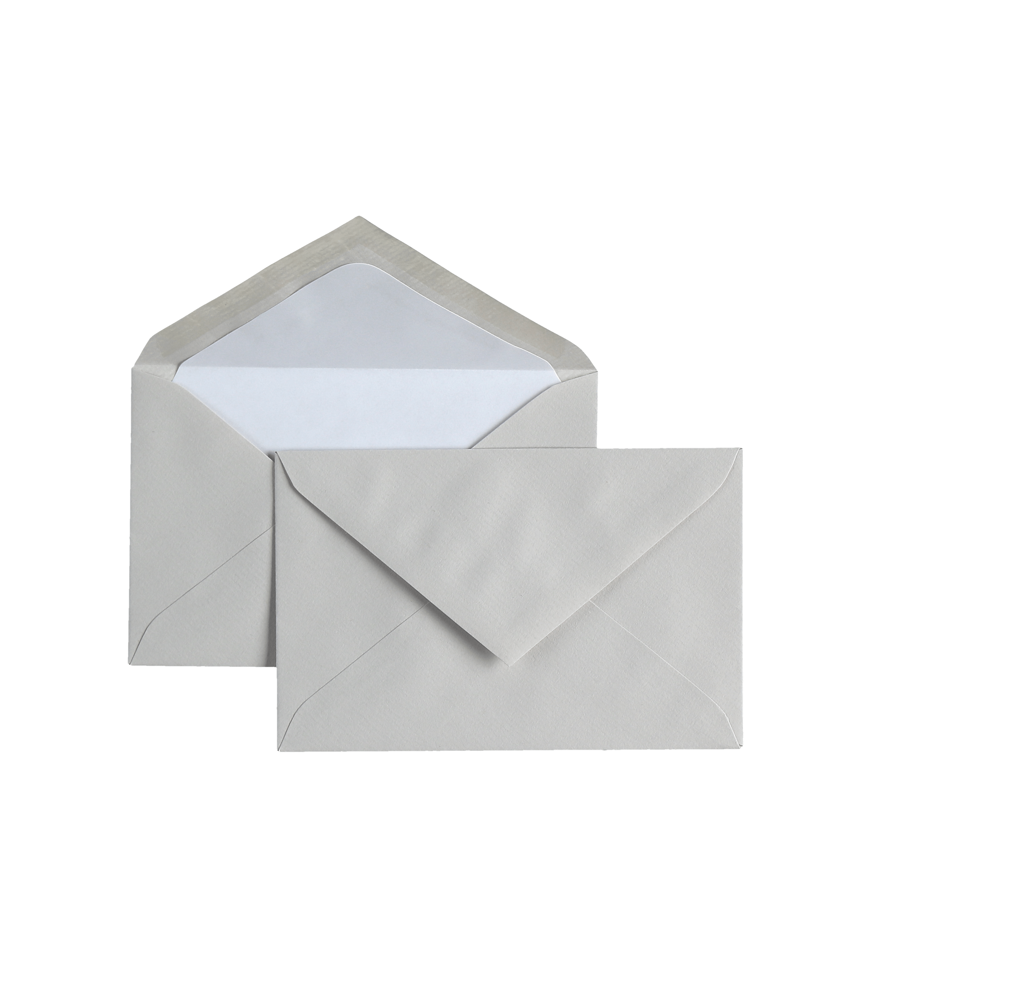 25 enveloppes Vergé format 9 x 14 cm - 9 x 14 cm - 100 g/m² - Gris - 5413036114217