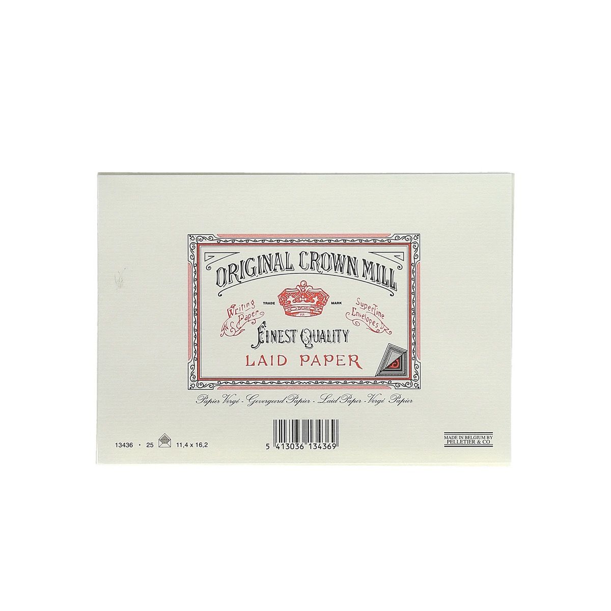 25 enveloppes Vergé format C6 - 11.4 x 16.2 cm - 100 g/m² - Crème - 5413036134369