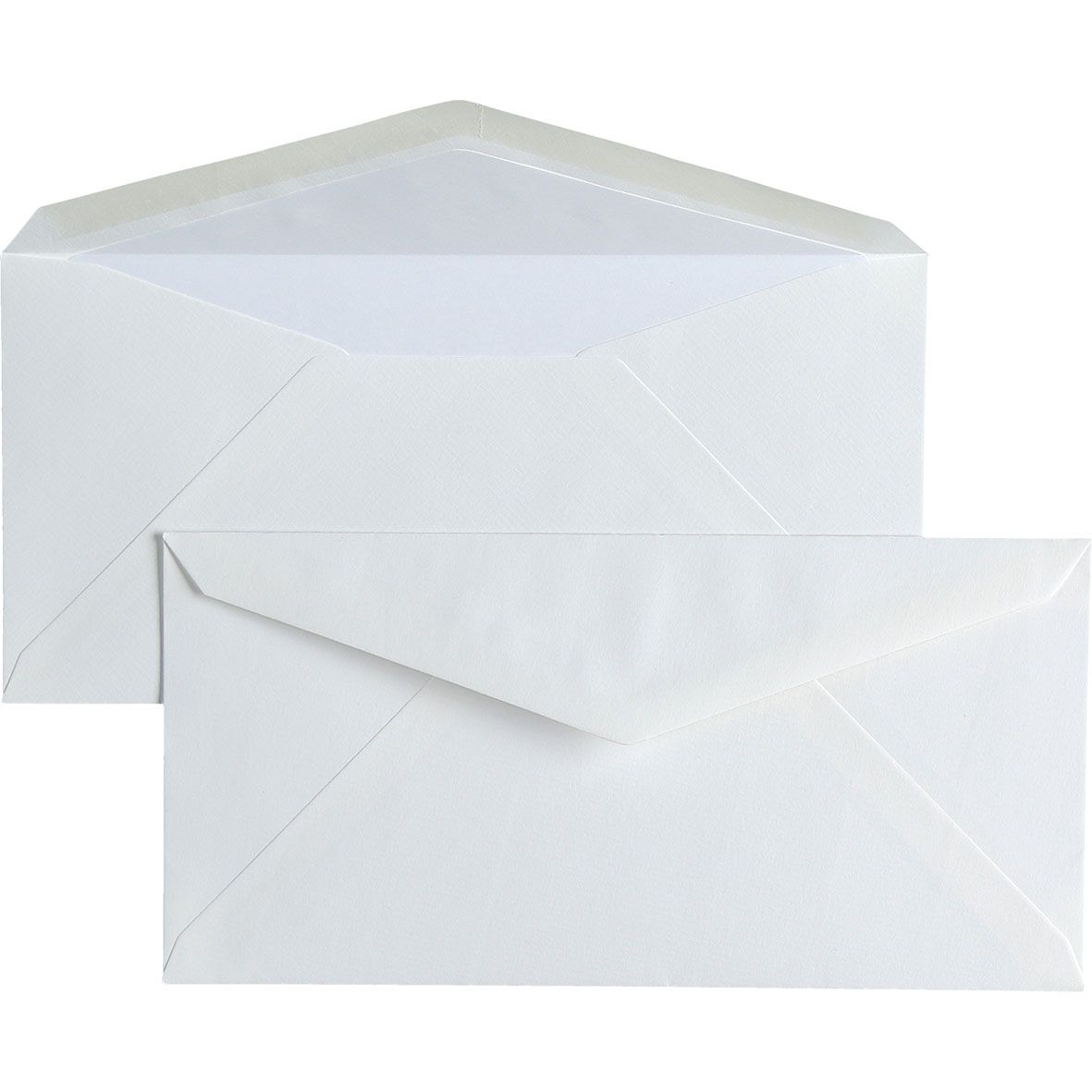 25 enveloppes Vergé format DL - 11 x 22.5 cm - 100 g/m² - Blanc - 5413036104614