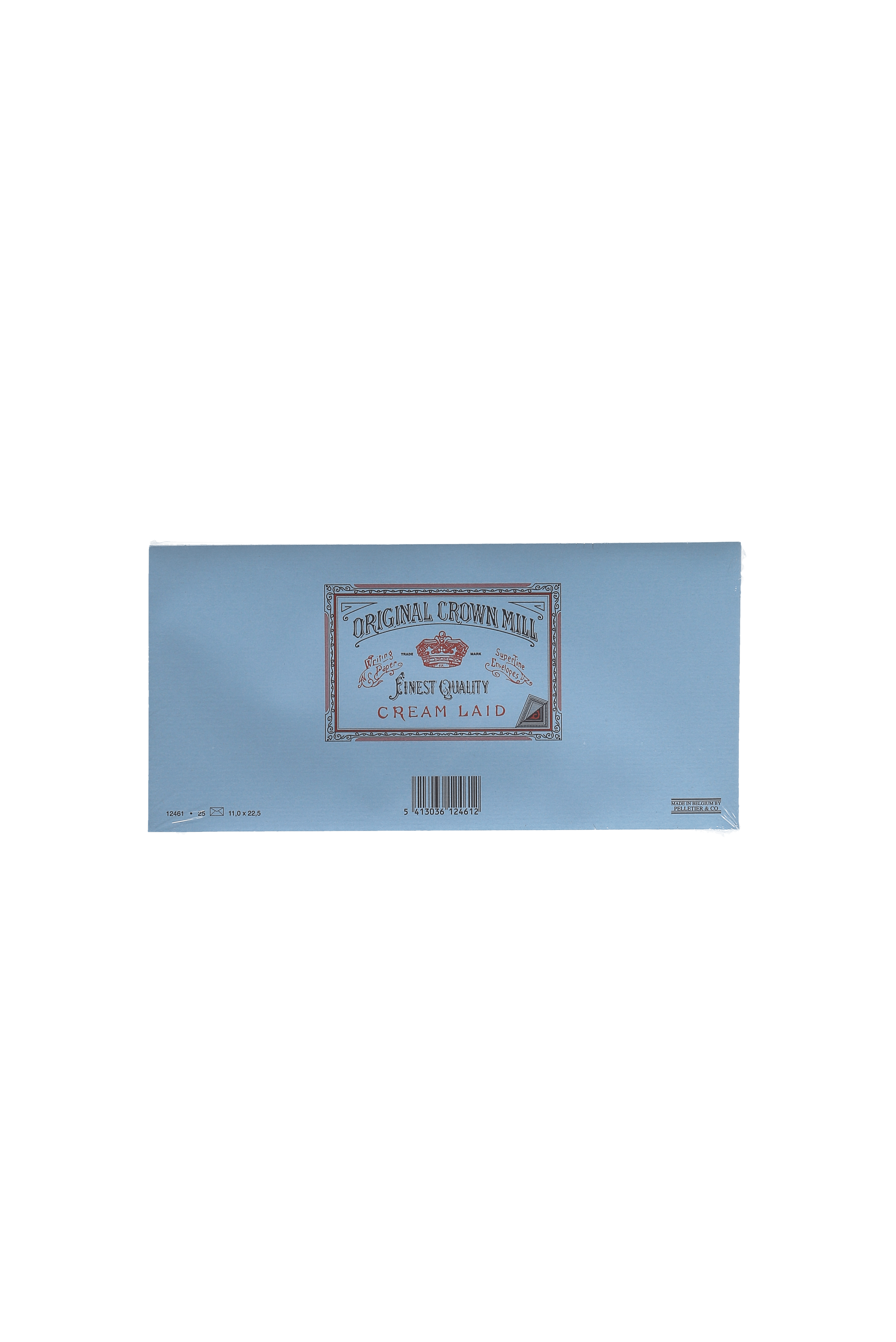 25 enveloppes Vergé format DL - 11 x 22.5 cm - 100 g/m² - Bleu - 5413036124612
