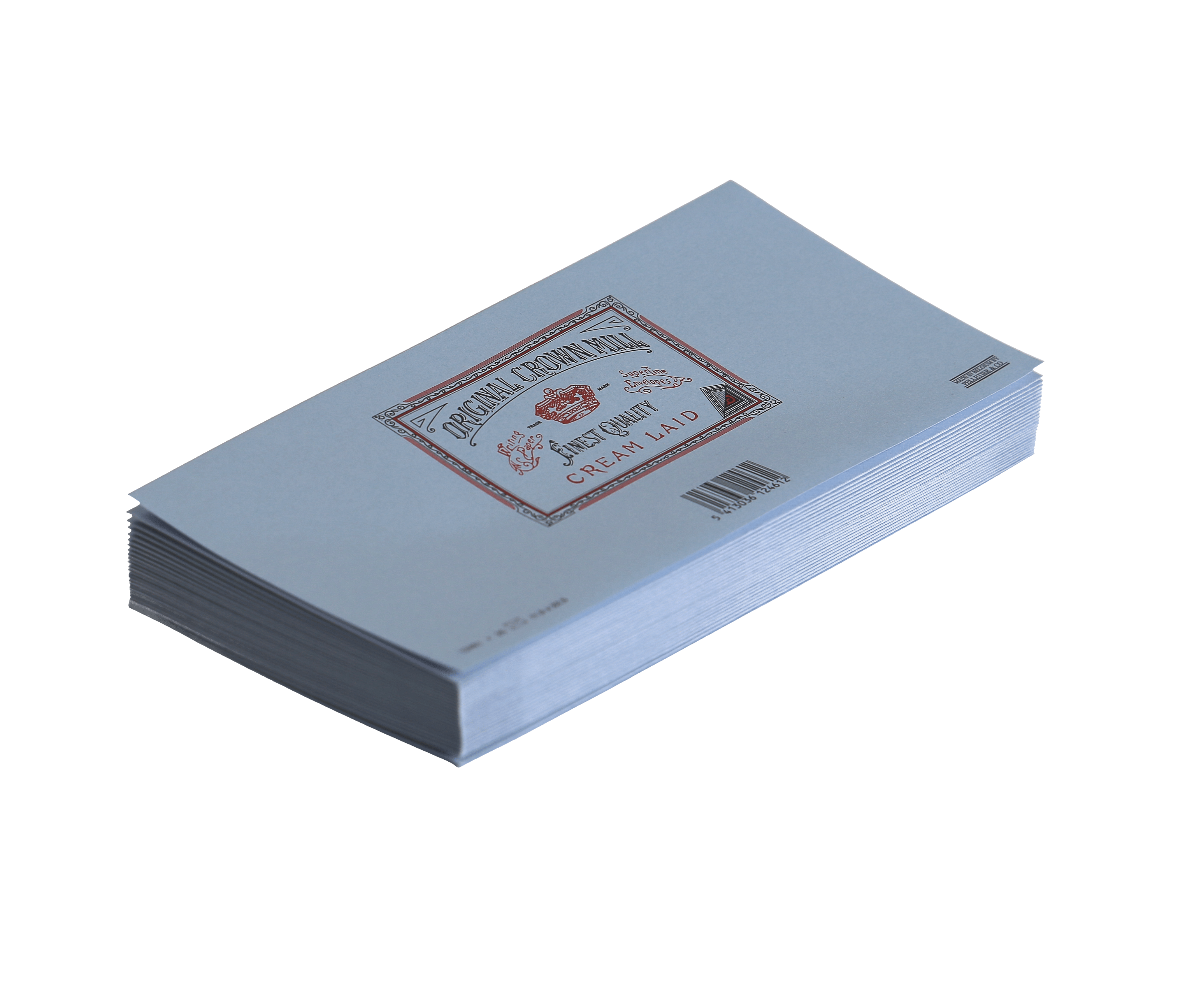 25 enveloppes Vergé format DL - 11 x 22.5 cm - 100 g/m² - Bleu - 5413036124612