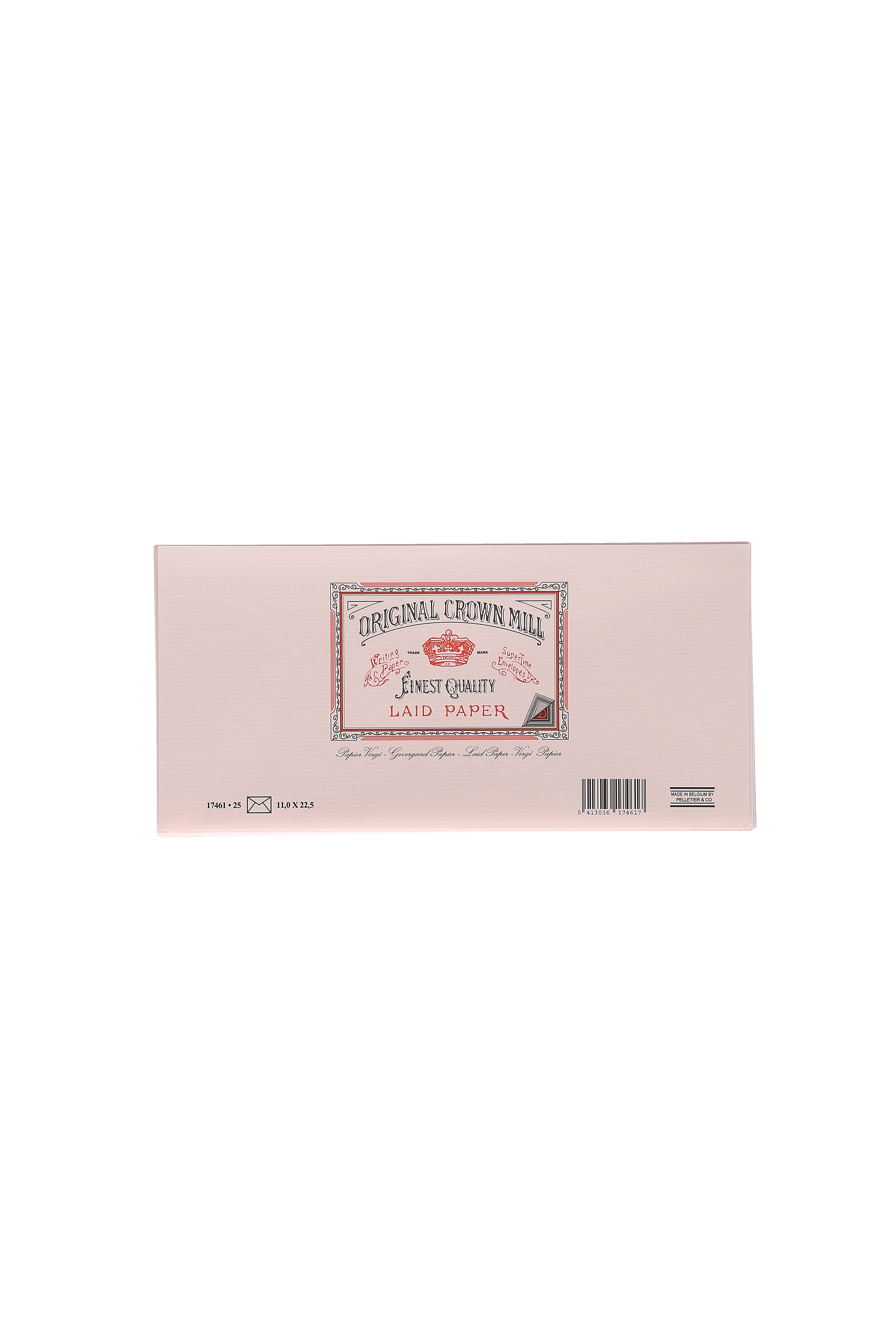 25 enveloppes Vergé format DL - 11 x 22.5 cm - 100 g/m² - Rose - 5413036174617