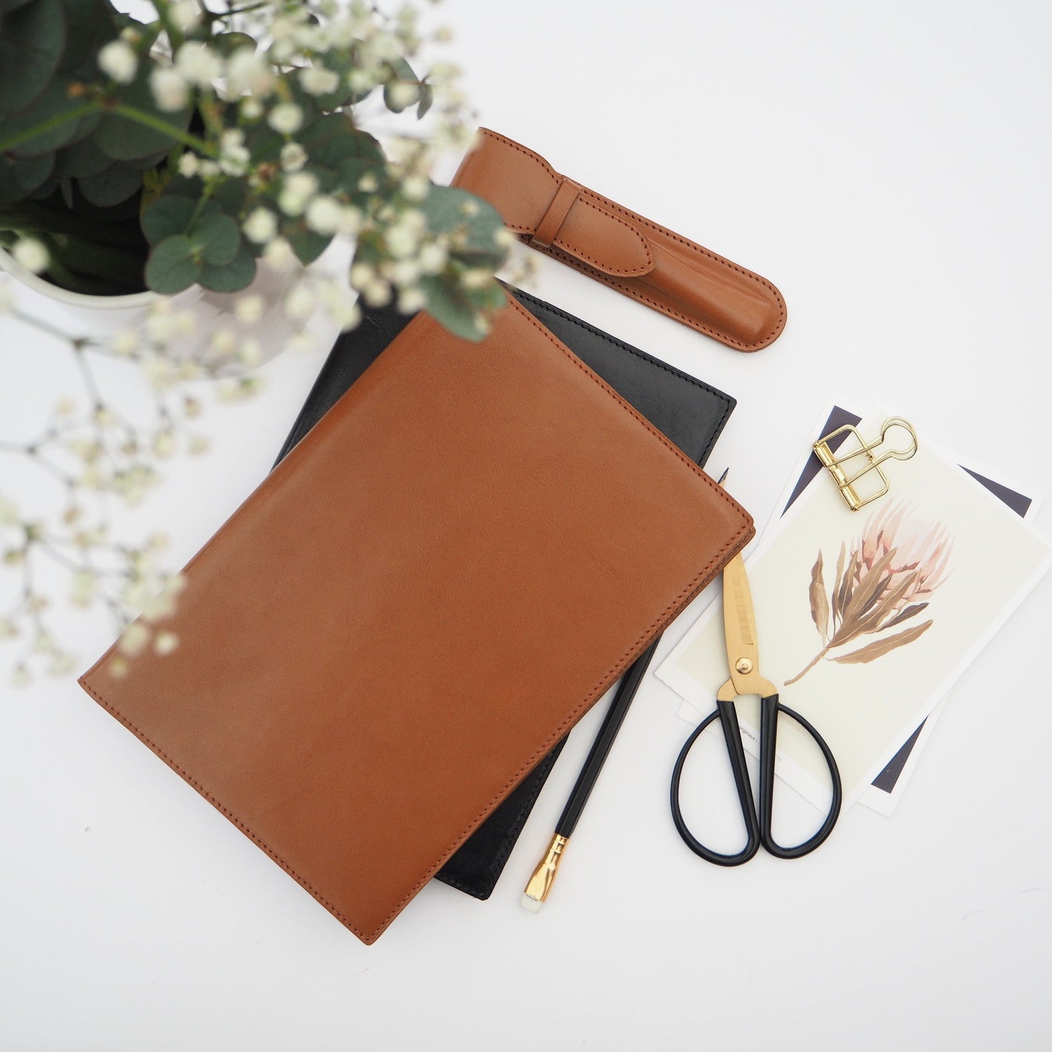 Agenda MIGNON A22 Veau Boboli - 23.2 x 16 cm - 1 semaine sur 2 pages - Camel - 3489392235790