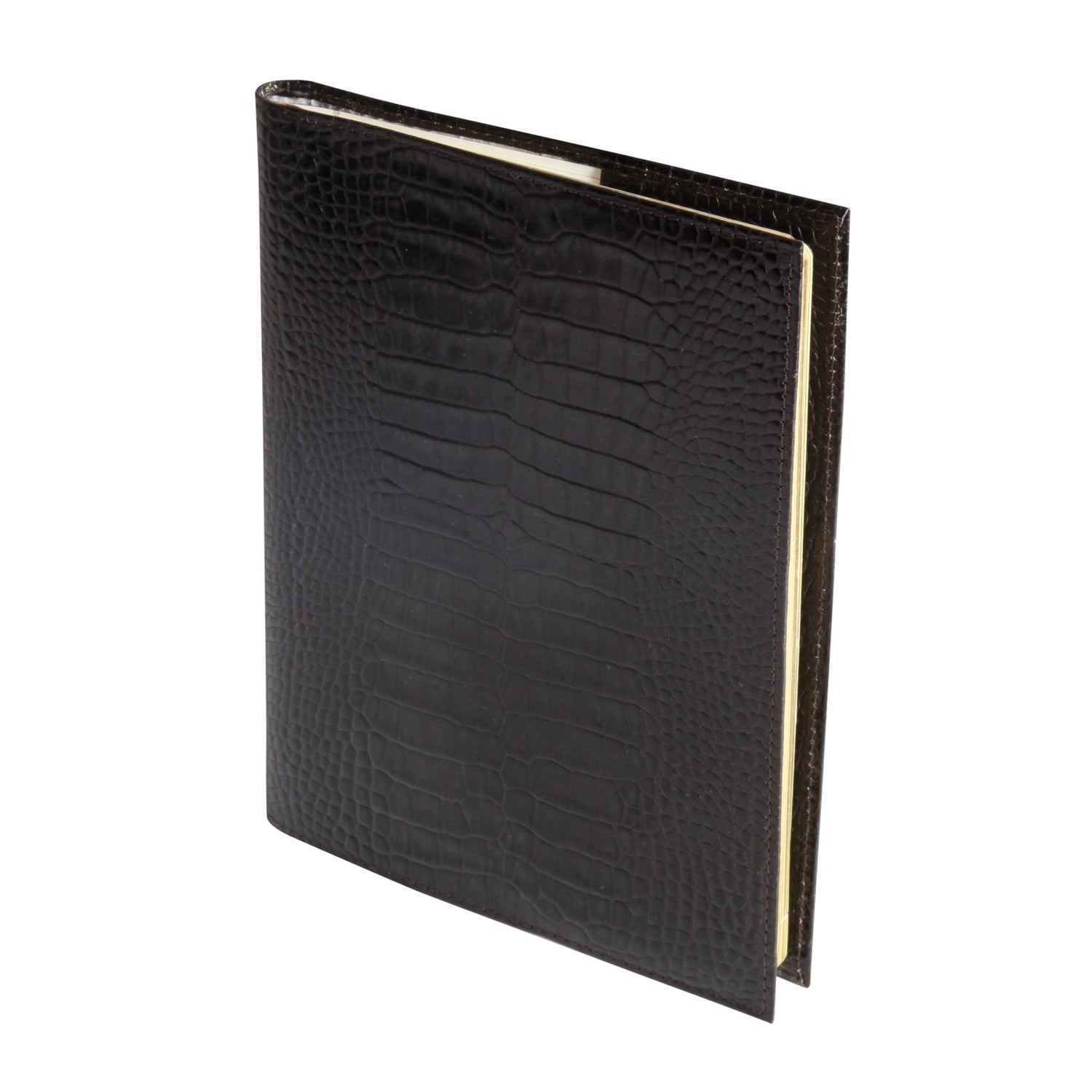 Agenda MIGNON A27 Croco Savannah - 27.2 x 21.5 cm - 1 semaine sur 2 pages - Noir - 3489392732510