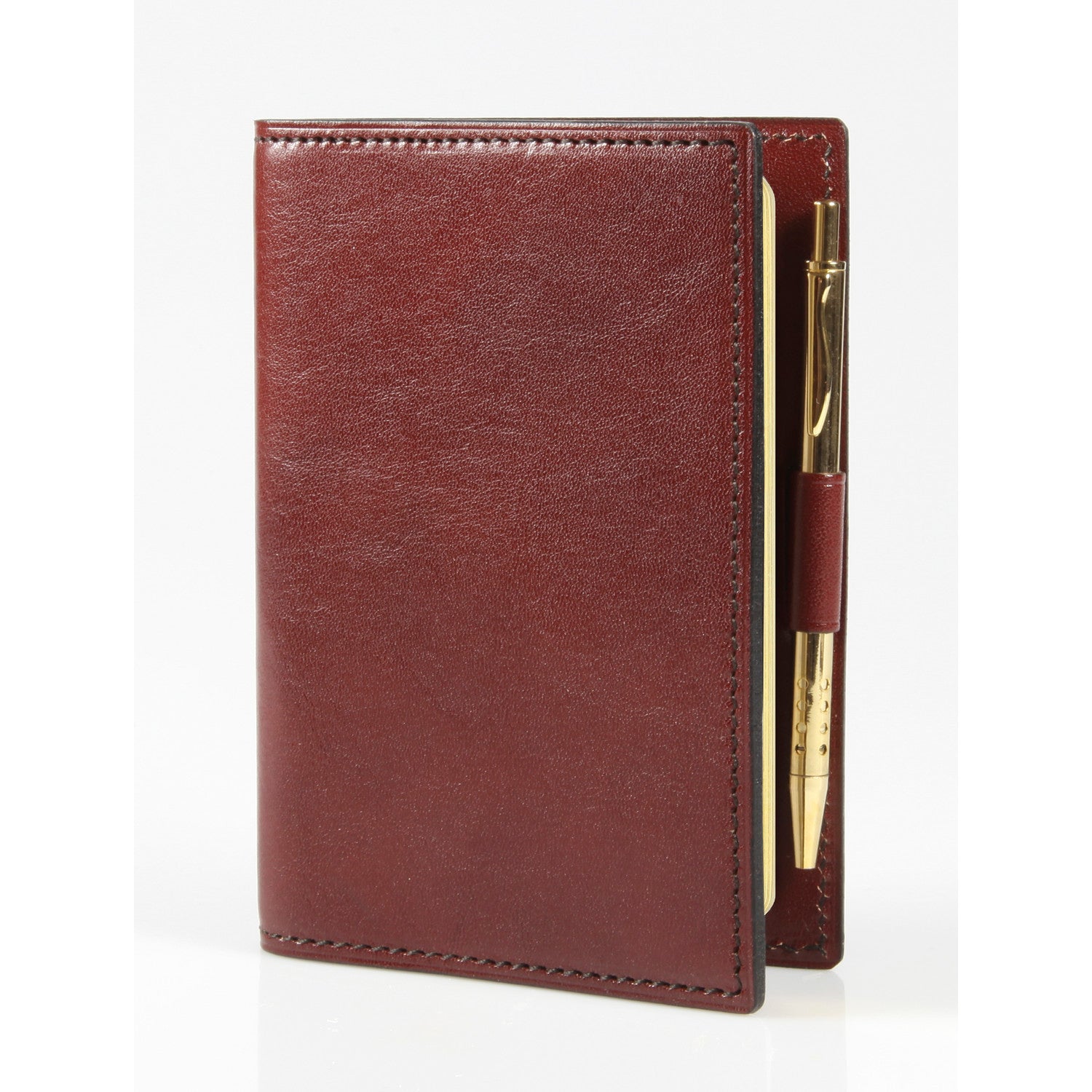 Organiseur MIGNON AK12 - 9 x 13 cm - 2 jours par page - Orientation horizontale - Veau Boboli marron
