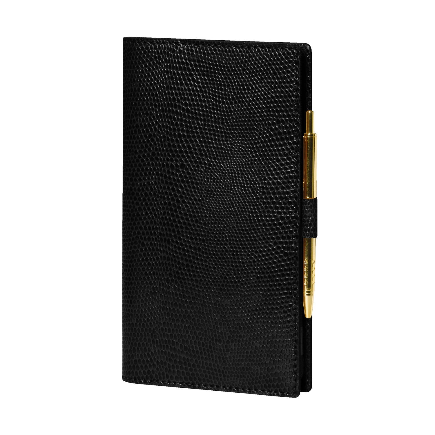 Agenda MIGNON AS16 - 8,8 x 16,5 cm - 1 semaine sur 2 pages - Orientation horizontale - Bornéo noir