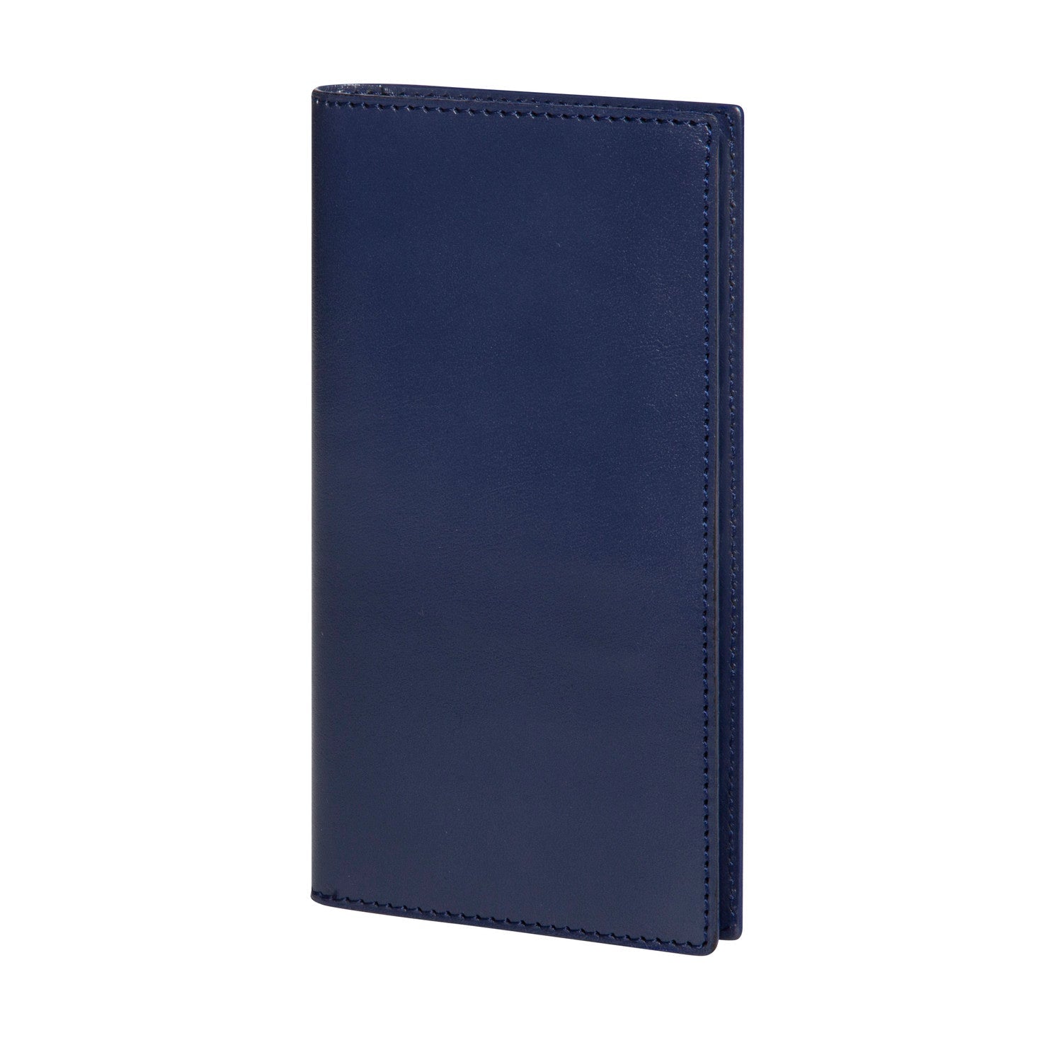 Agenda MIGNON AS16 - 8,8 x 16,5 cm - 1 semaine sur 2 pages - Orientation horizontale - Veau Boboli bleu marine