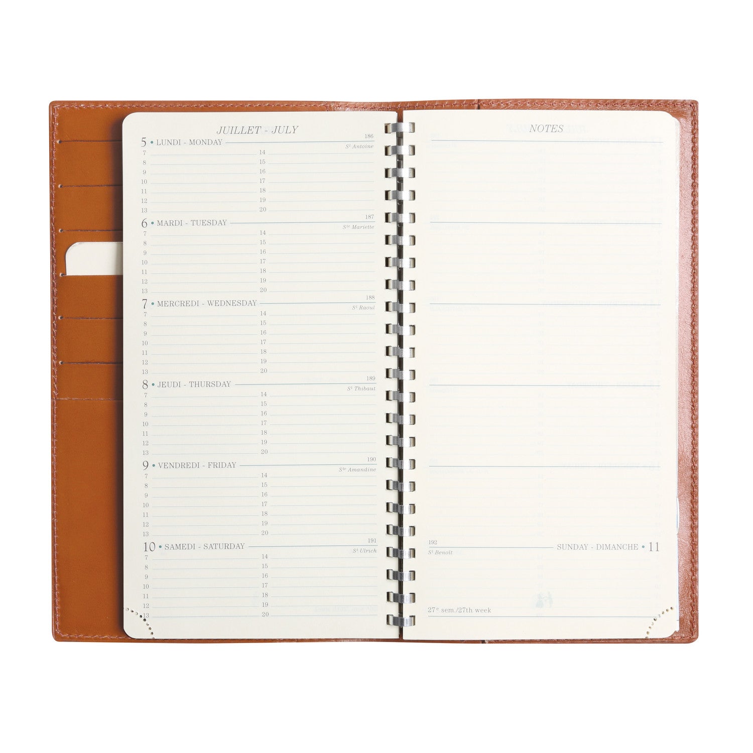 Agenda MIGNON AS18 Veau Boboli