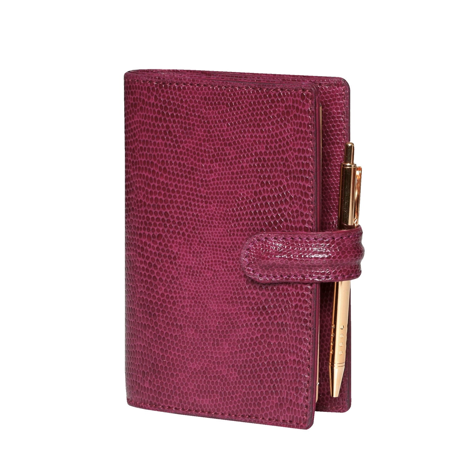 Organiseur MIGNON SK12 - 9 x 13 cm - 1 semaine sur 2 pages - Orientation horizontale - Bornéo figue