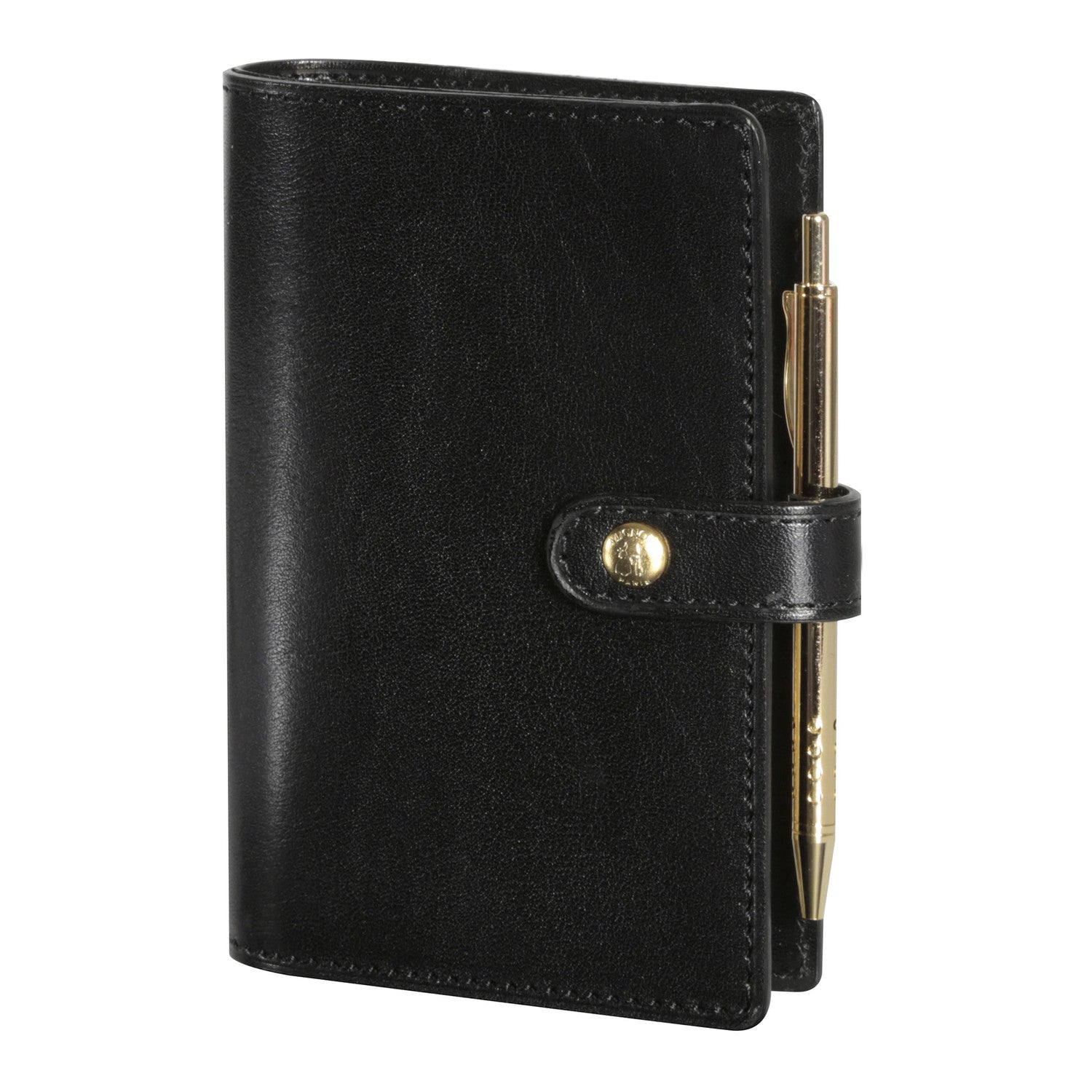 Organiseur MIGNON SK12 - 9 x 13 cm - 1 semaine sur 2 pages - Orientation horizontale - Veau Boboli noir