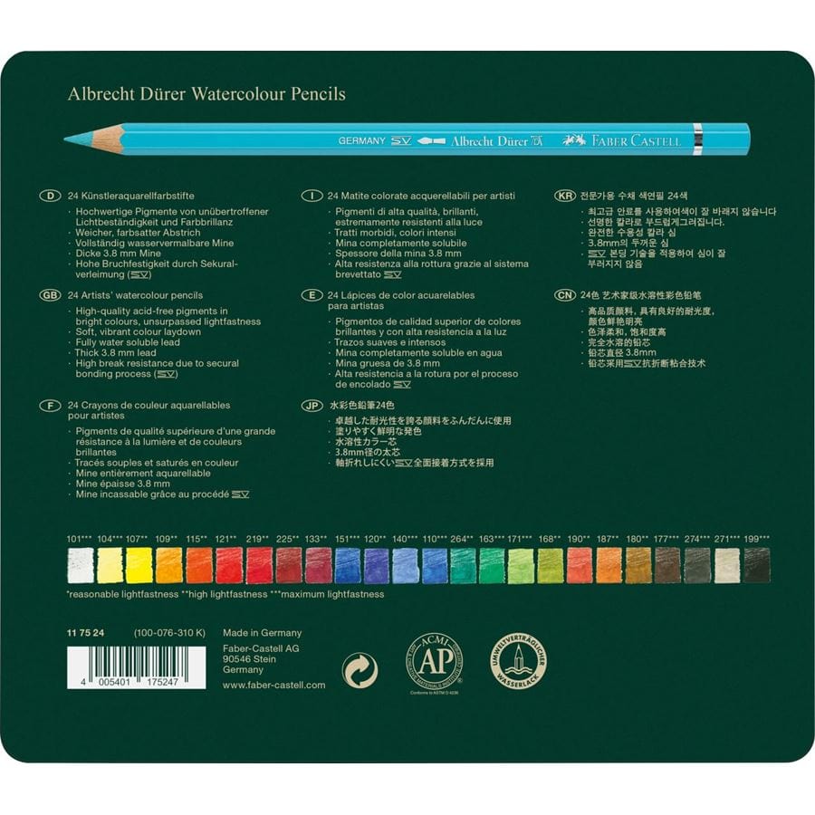 ALBRECHT DÜRER - Boîte Métal 24 Couleurs - 4005401175247