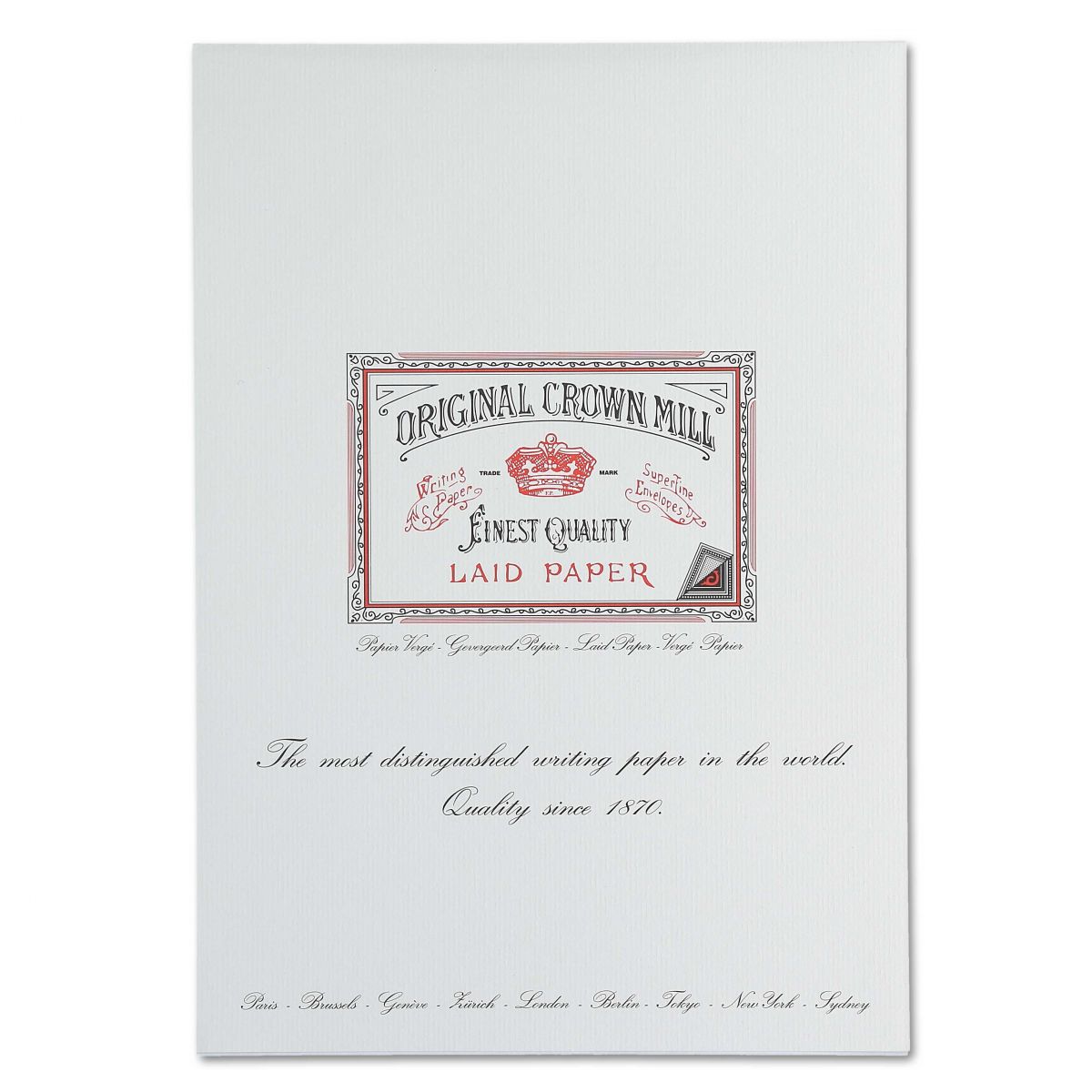 Bloc Vergé - A4 - 100 g/m² - Blanc - 5413036101408