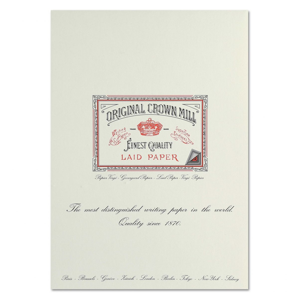 Bloc Vergé - A4 - 100 g/m² - Crème - 5413036131405