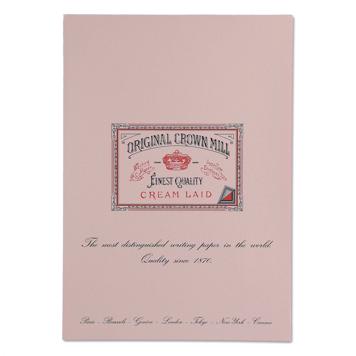 Bloc Vergé - A4 - 100 g/m² - Rose - 5413036171401